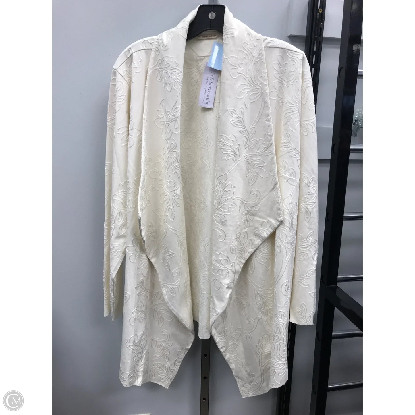 Blazer By Soft Surroundings In Cream, Size: Xl