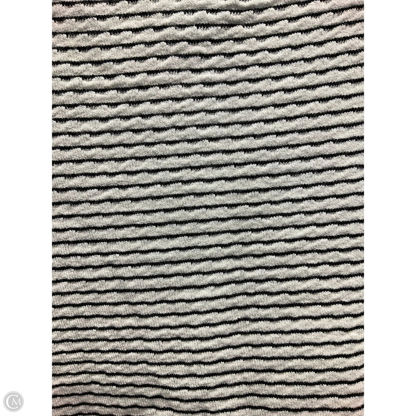 Top Long Sleeve By Ann Taylor In Black & White, Size: M