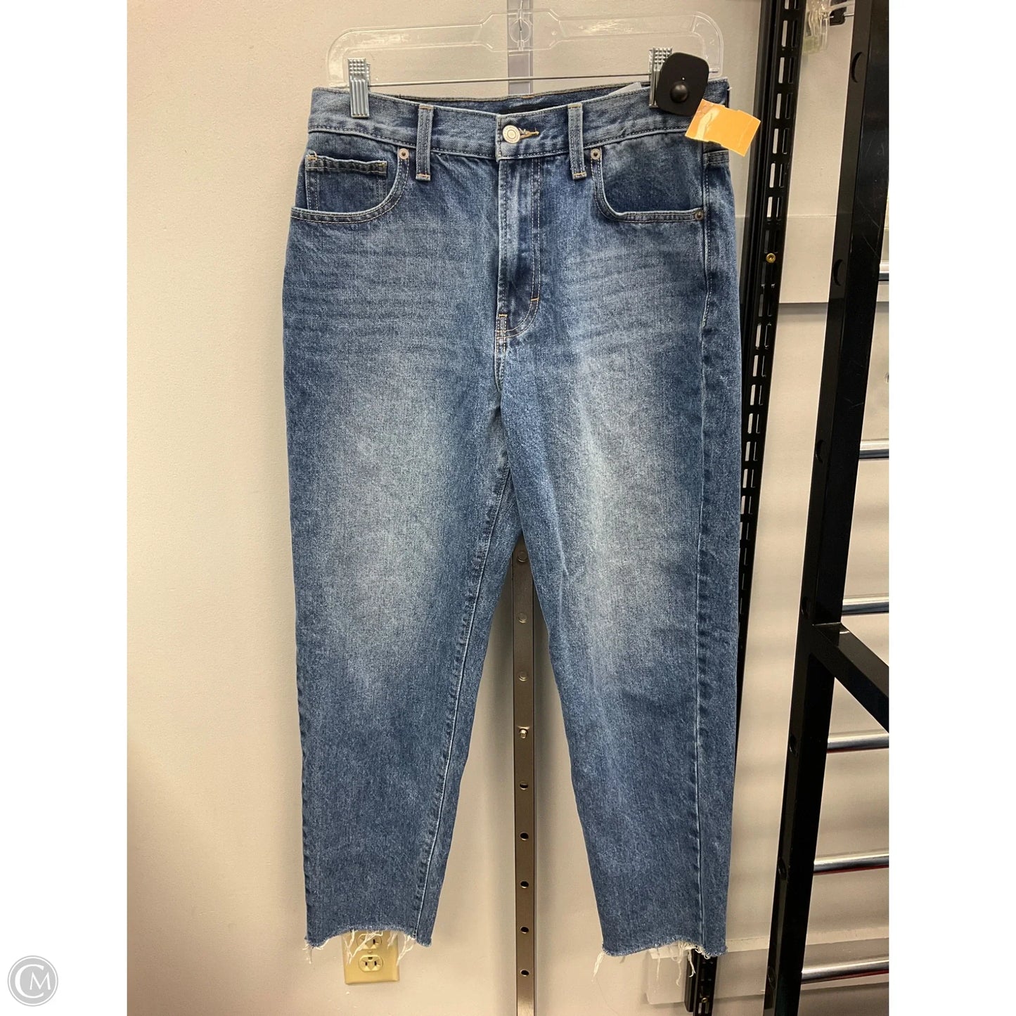Jeans Straight By Lucky Brand In Blue Denim, Size: 8