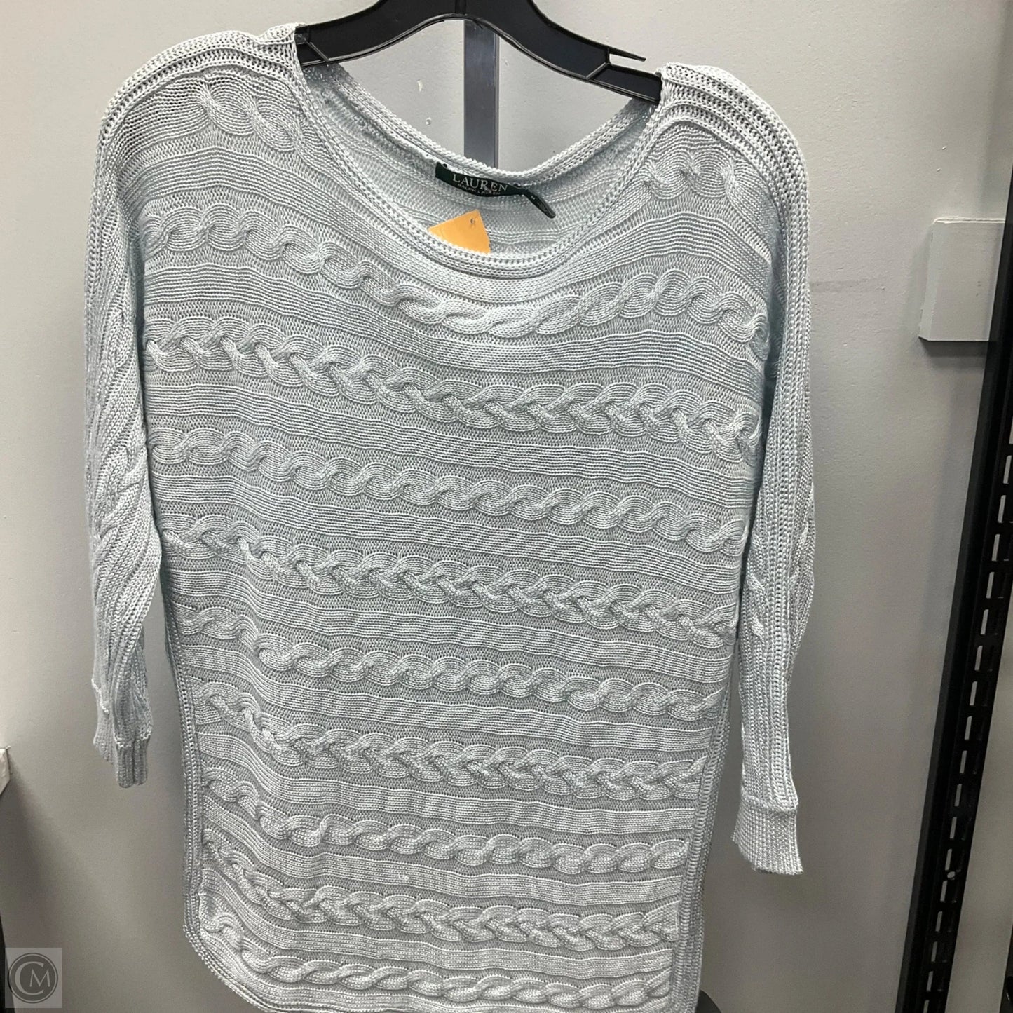 Sweater By Lauren By Ralph Lauren In Blue, Size: M