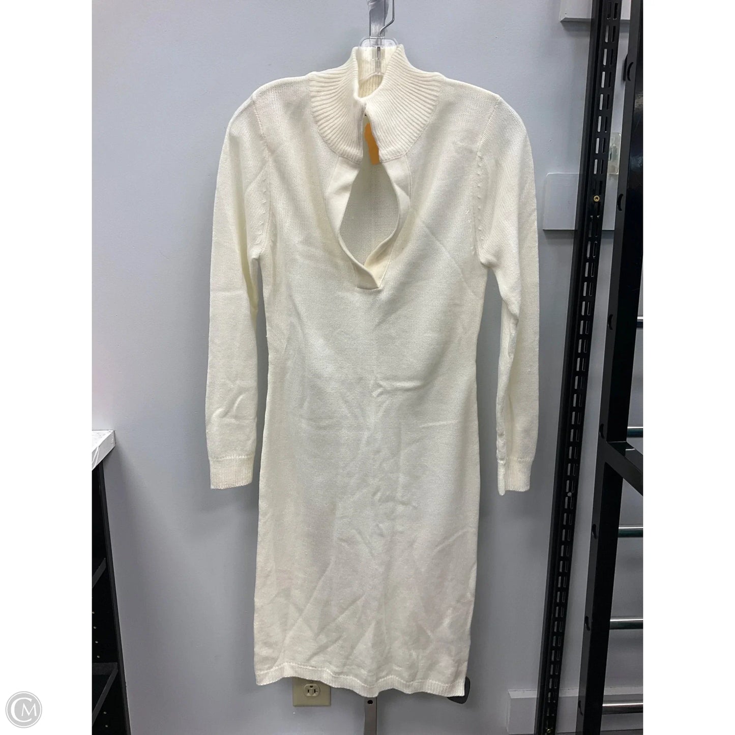 Dress Sweater By Venus In Cream, Size: S