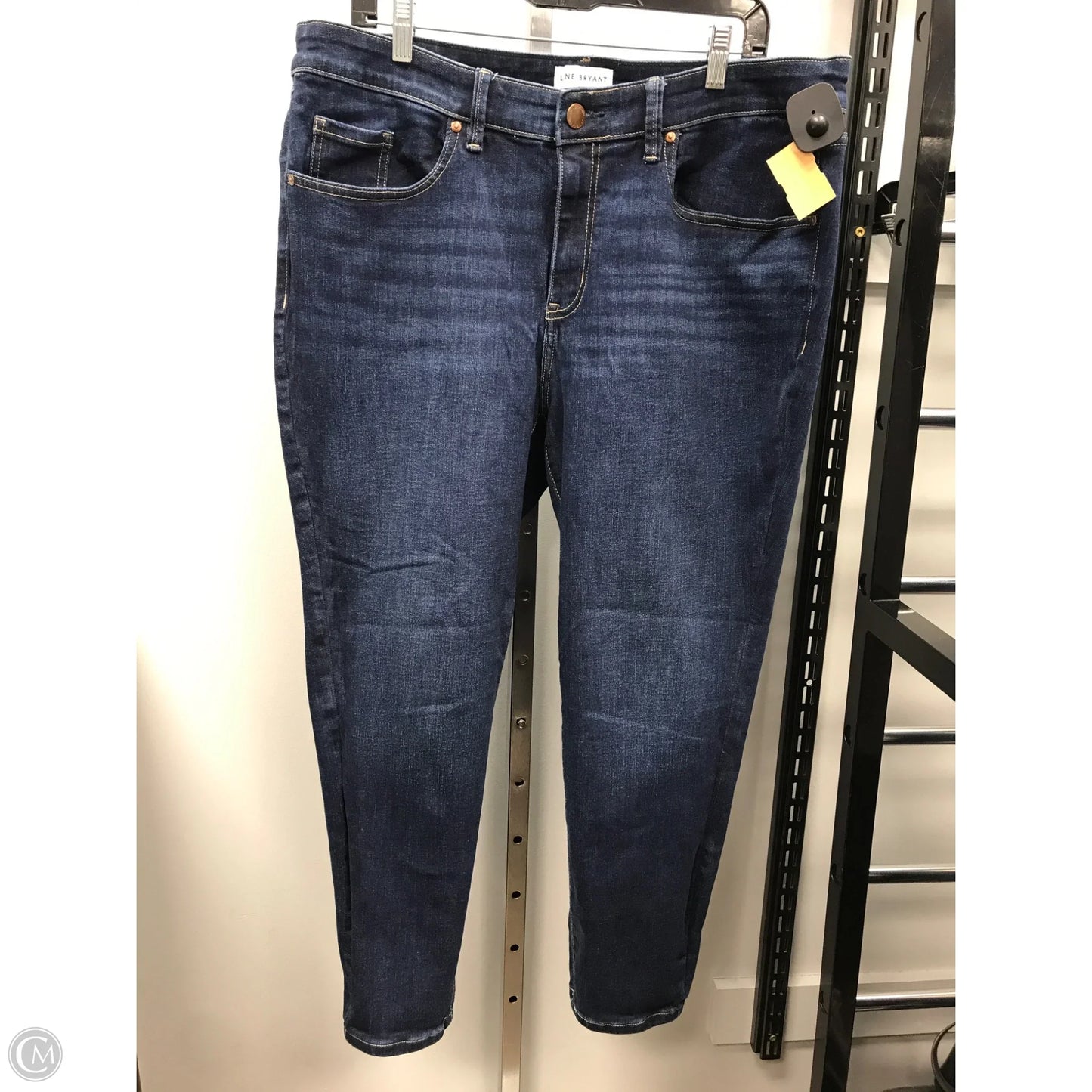 Jeans Straight By Lane Bryant In Blue Denim, Size: 16