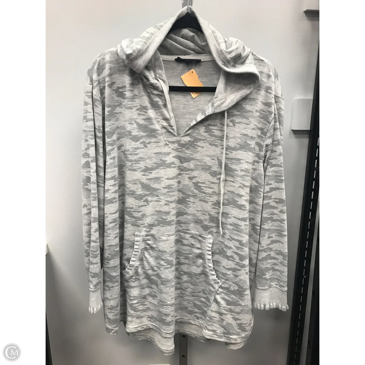 Top Long Sleeve By Jane And Delancey In Grey, Size: 1x