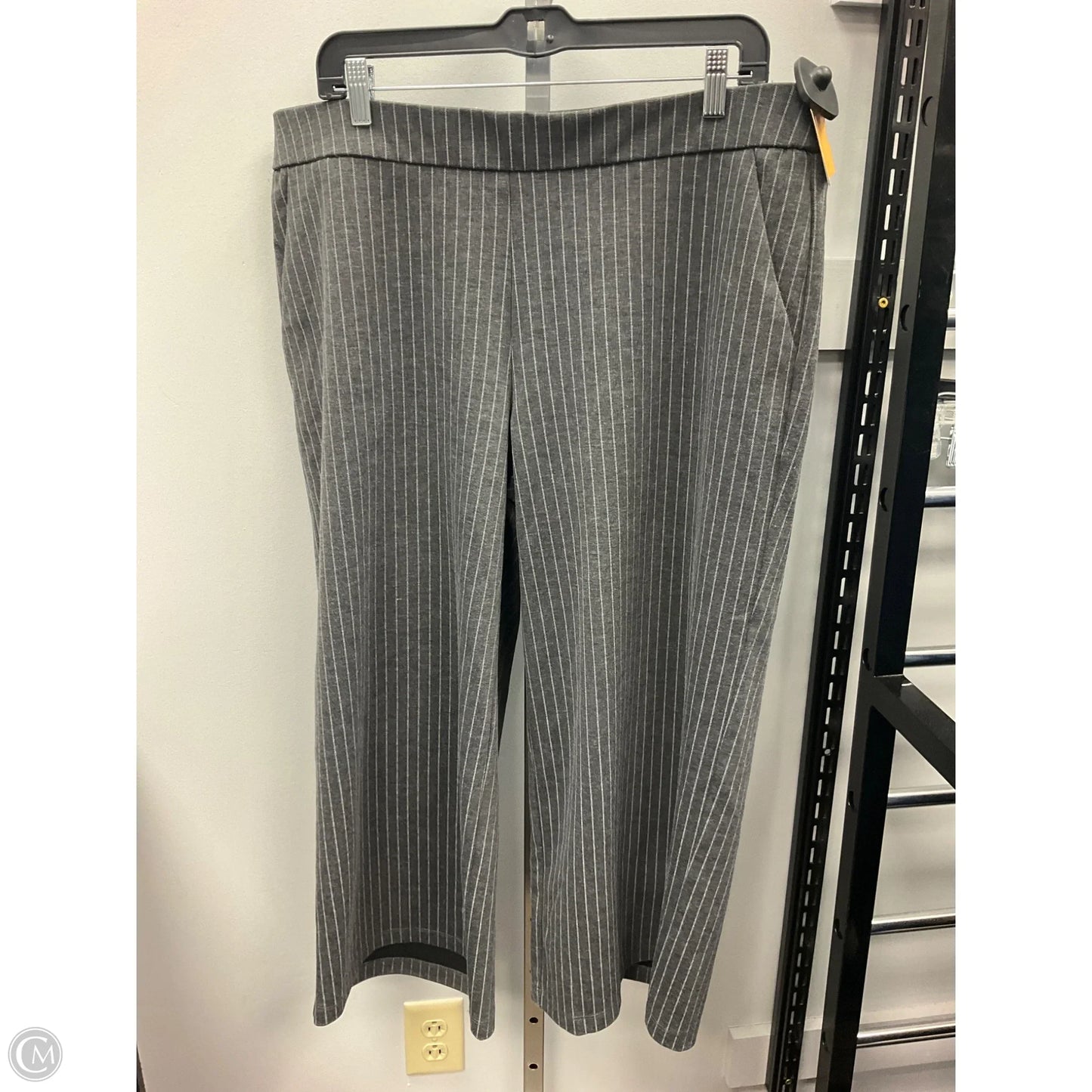 Pants Wide Leg By Roz And Ali In Grey, Size: 1x