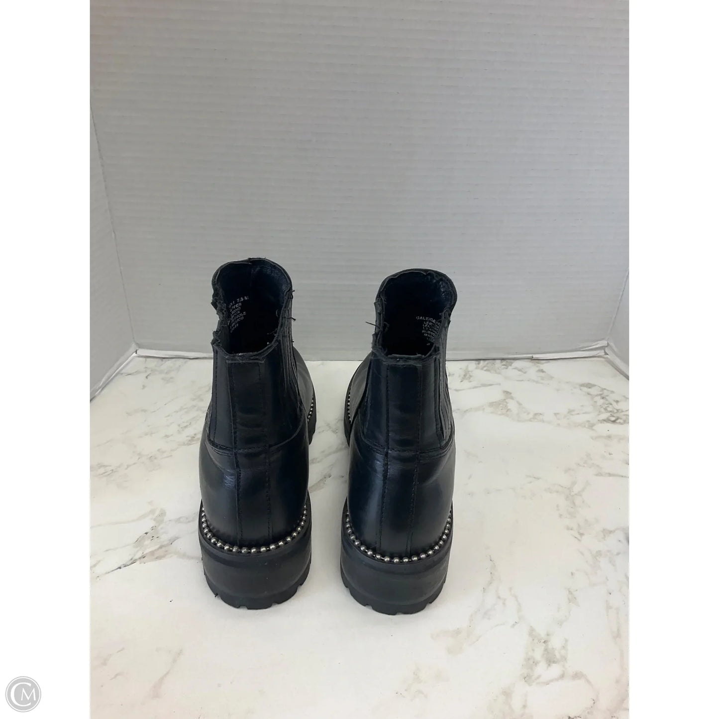 Boots Ankle Heels By Steve Madden In Black, Size: 7.5