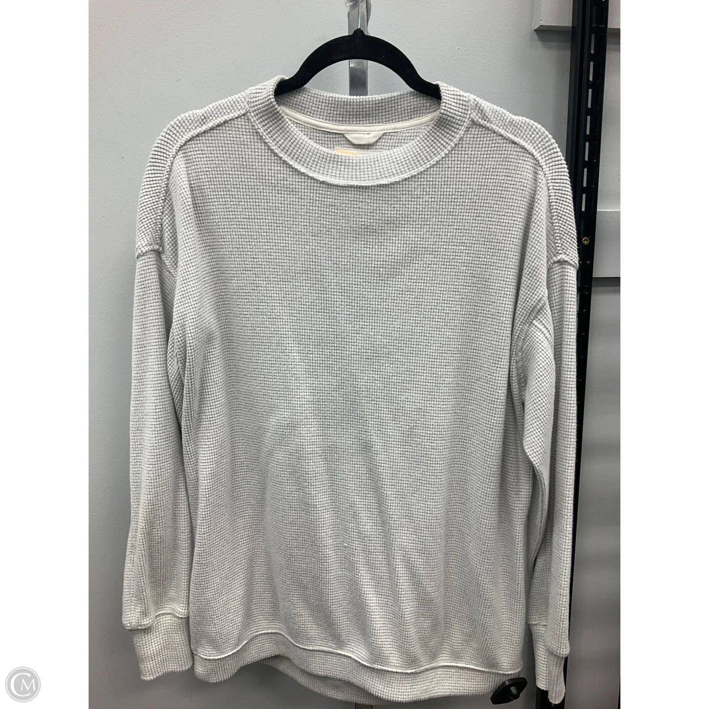 Top Long Sleeve By Aerie In Grey, Size: Xxs