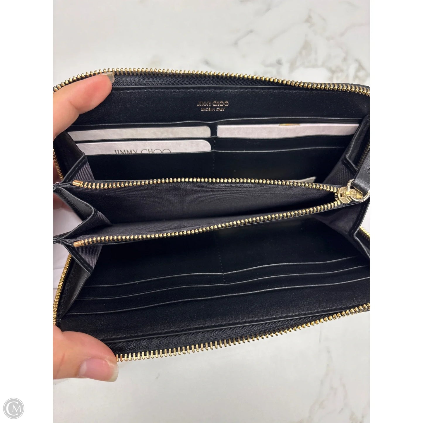 Wallet Luxury Designer By Jimmy Choo, Size: Large