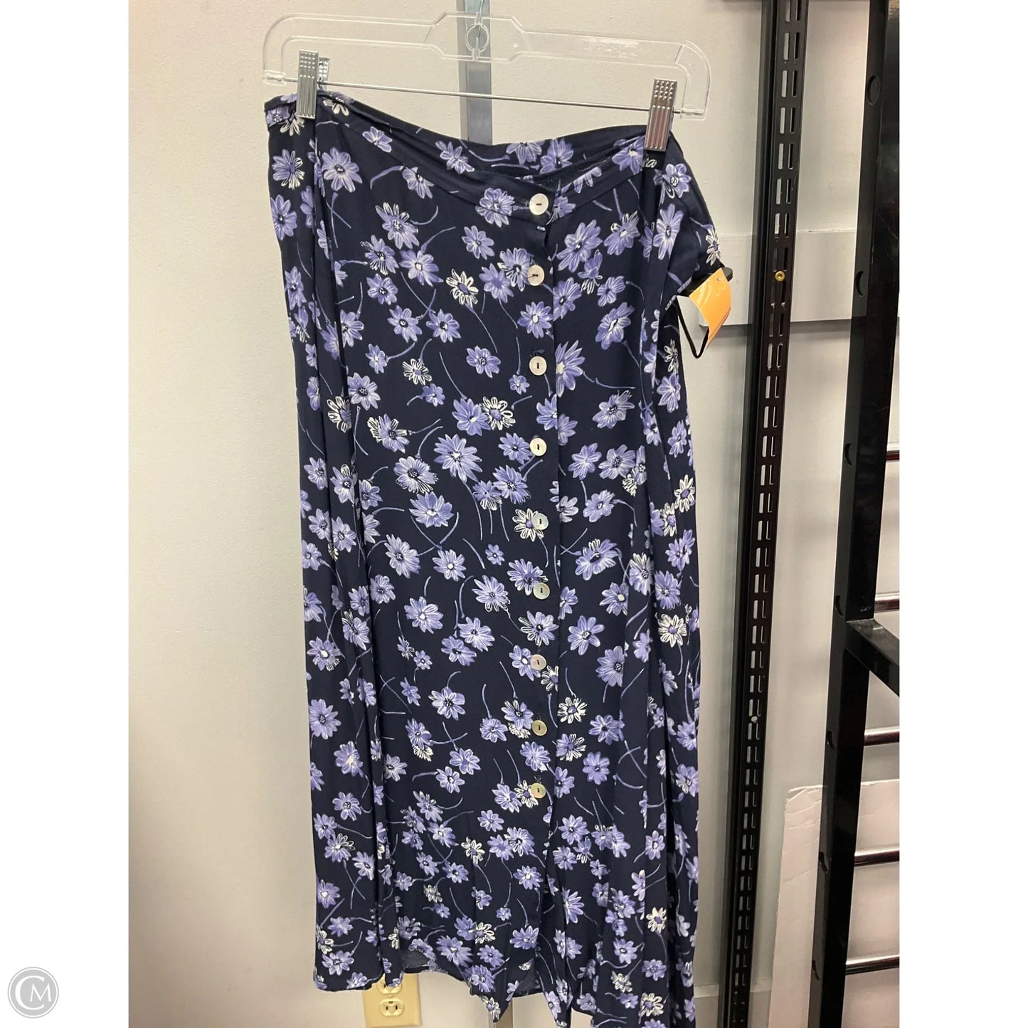 Skirt Midi By Worthington In Navy, Size: 16