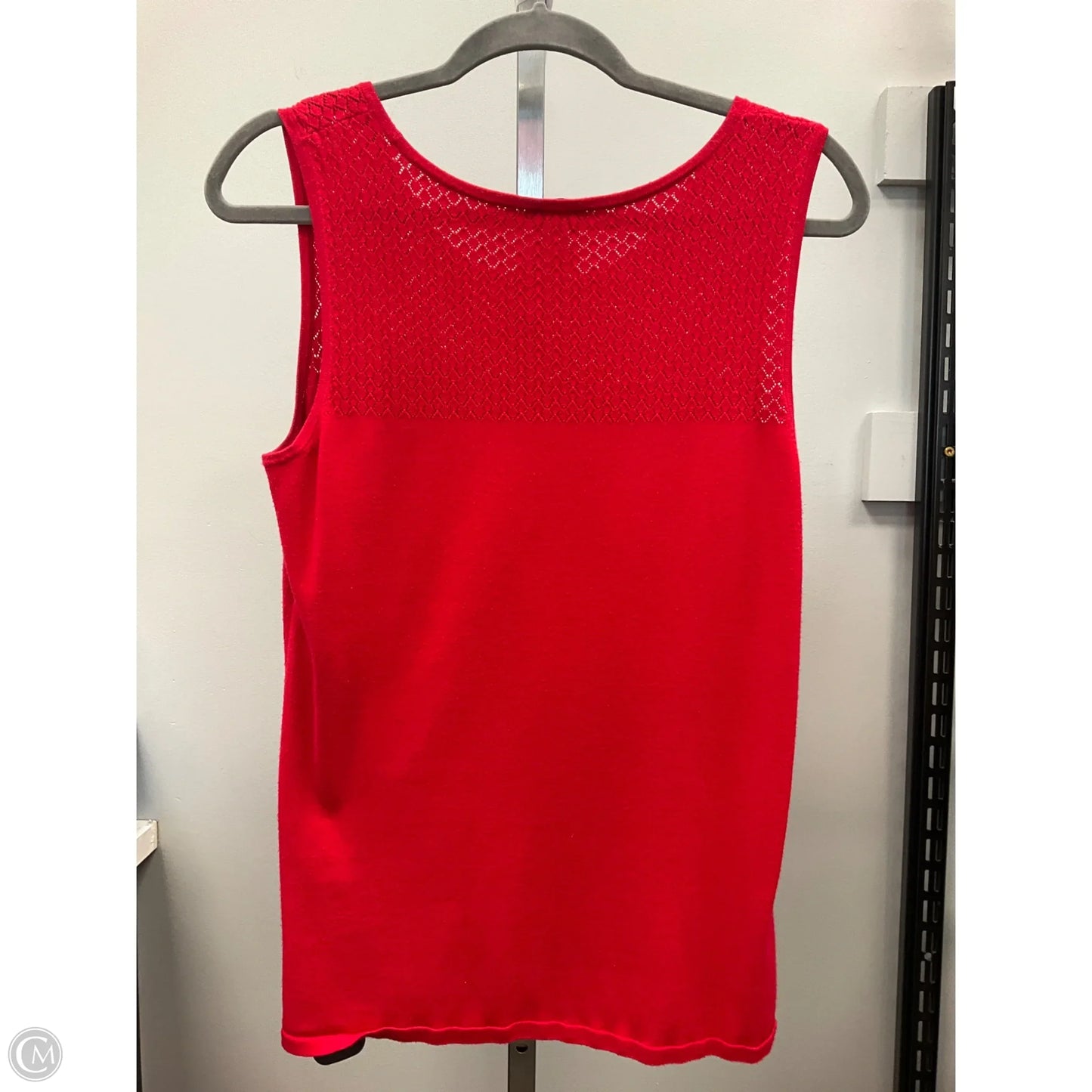 Top Sleeveless By Talbots In Red, Size: M