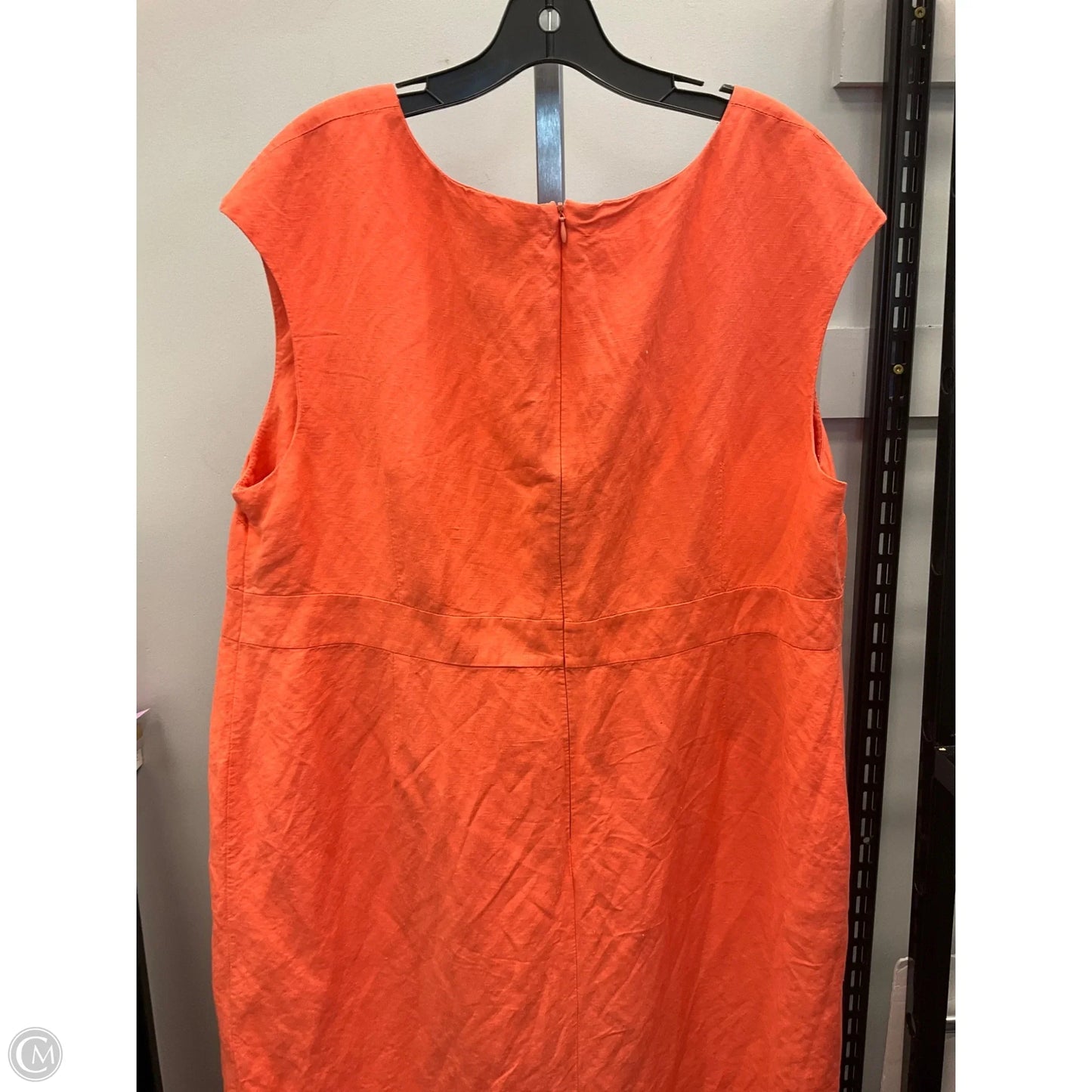 Dress Casual Midi By Jessica London In Orange, Size: 18