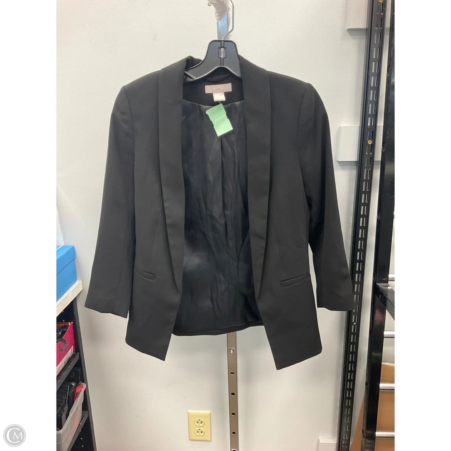 Blazer By H&m In Black, Size: 0
