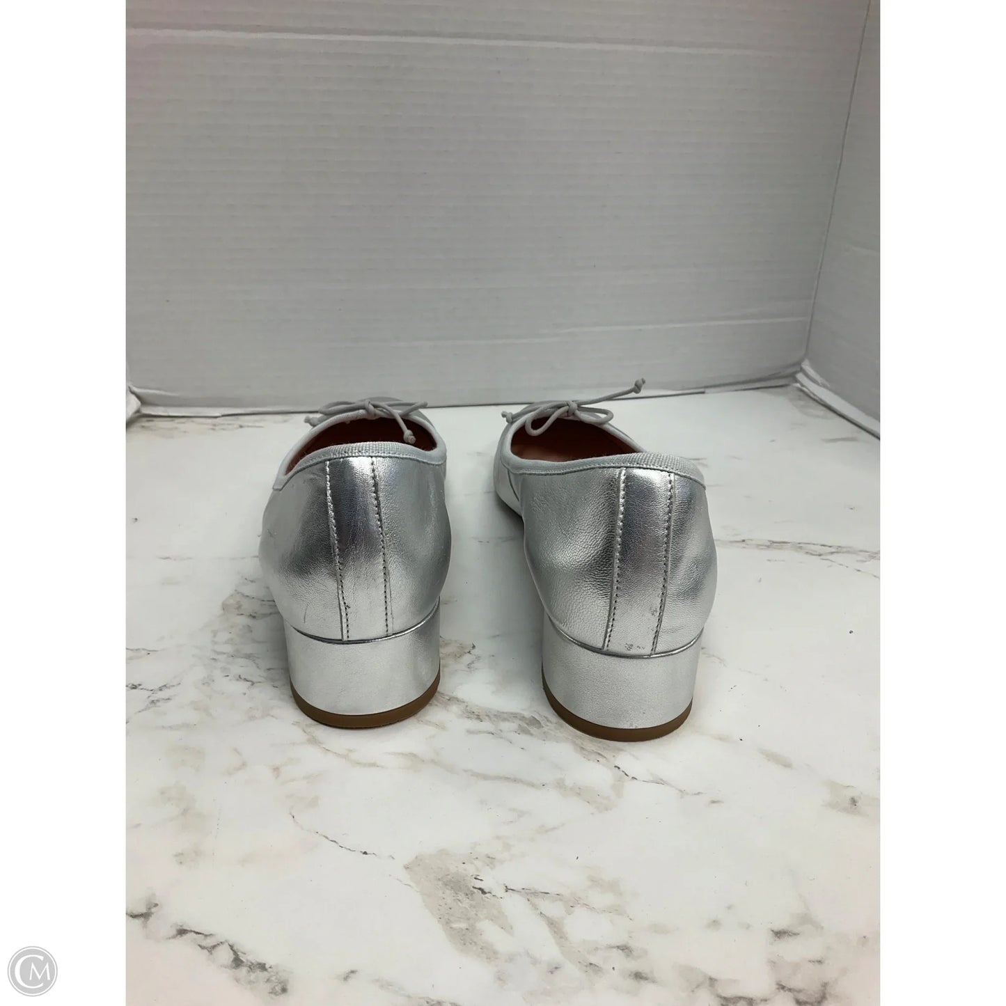 Shoes Heels Block By White Mountain In Silver, Size: 11