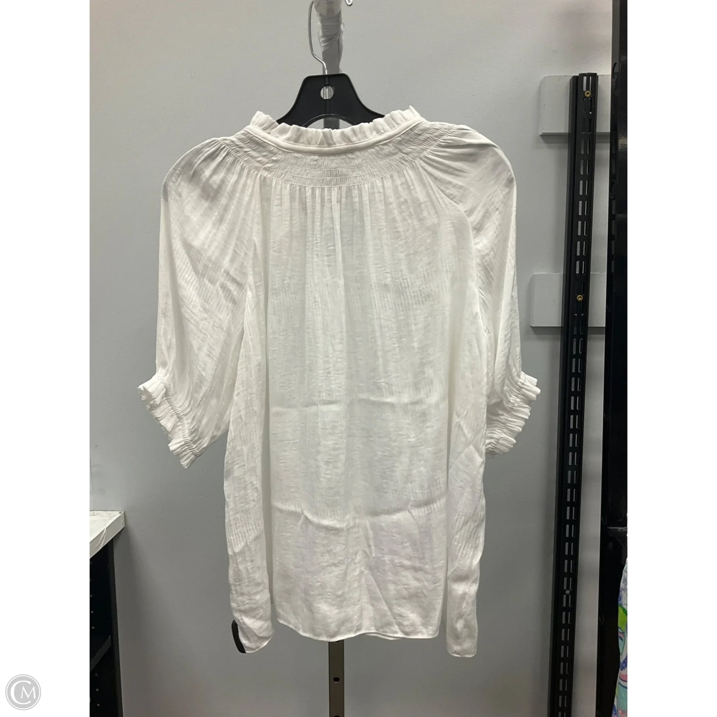 Top Short Sleeve By Rachel Zoe In White, Size: S