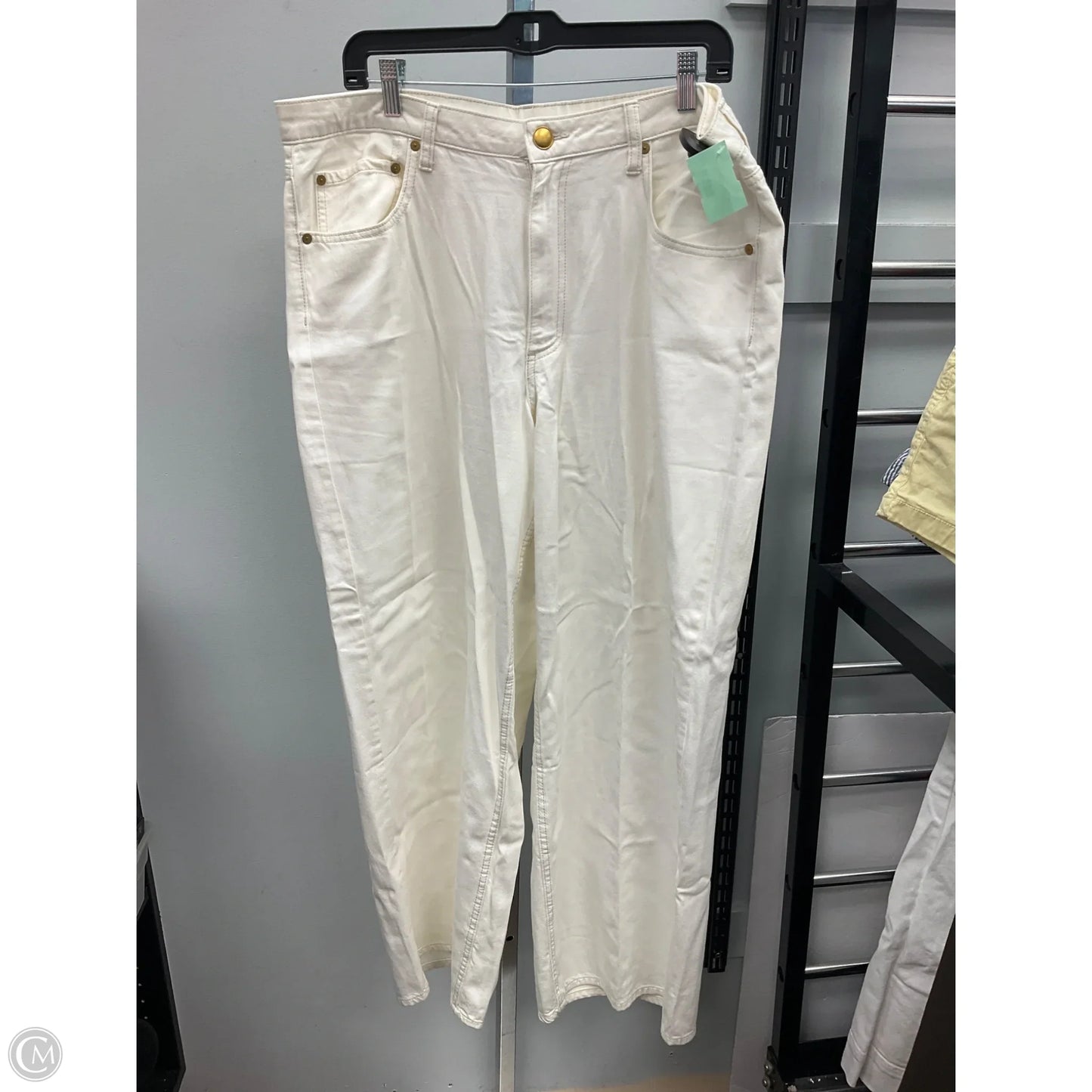 Pants Wide Leg By Time And Tru In Cream, Size: 16