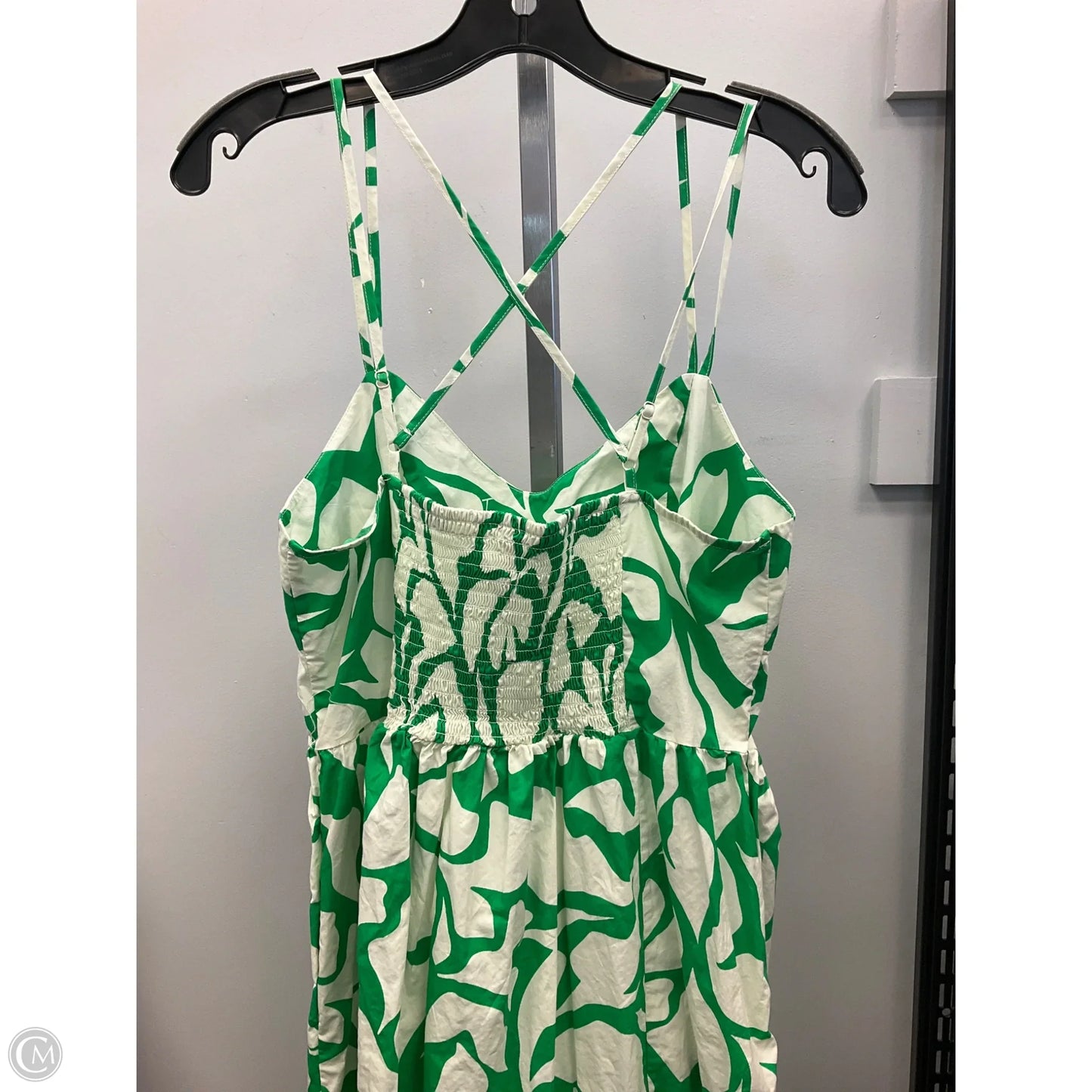 Dress Casual Short By A New Day In Green & White, Size: M