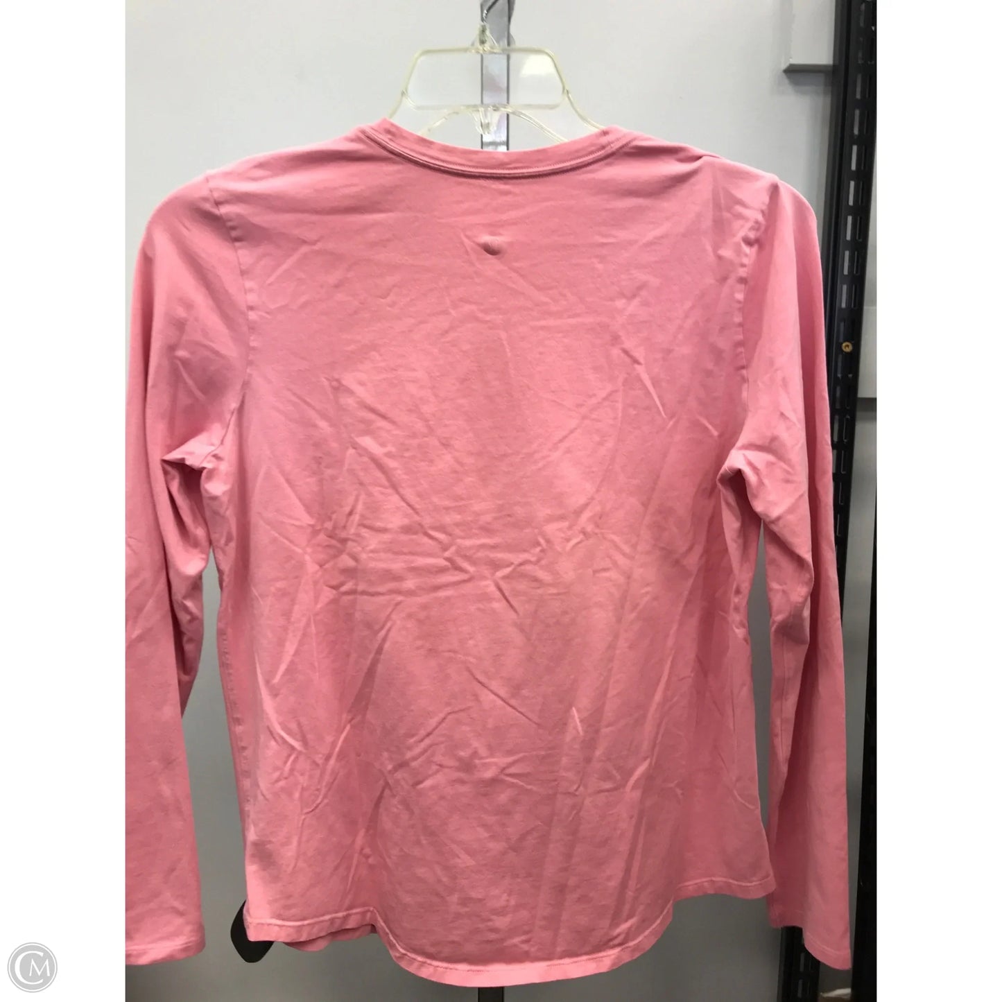 Athletic Top Long Sleeve Crewneck By Lululemon In Pink, Size: M
