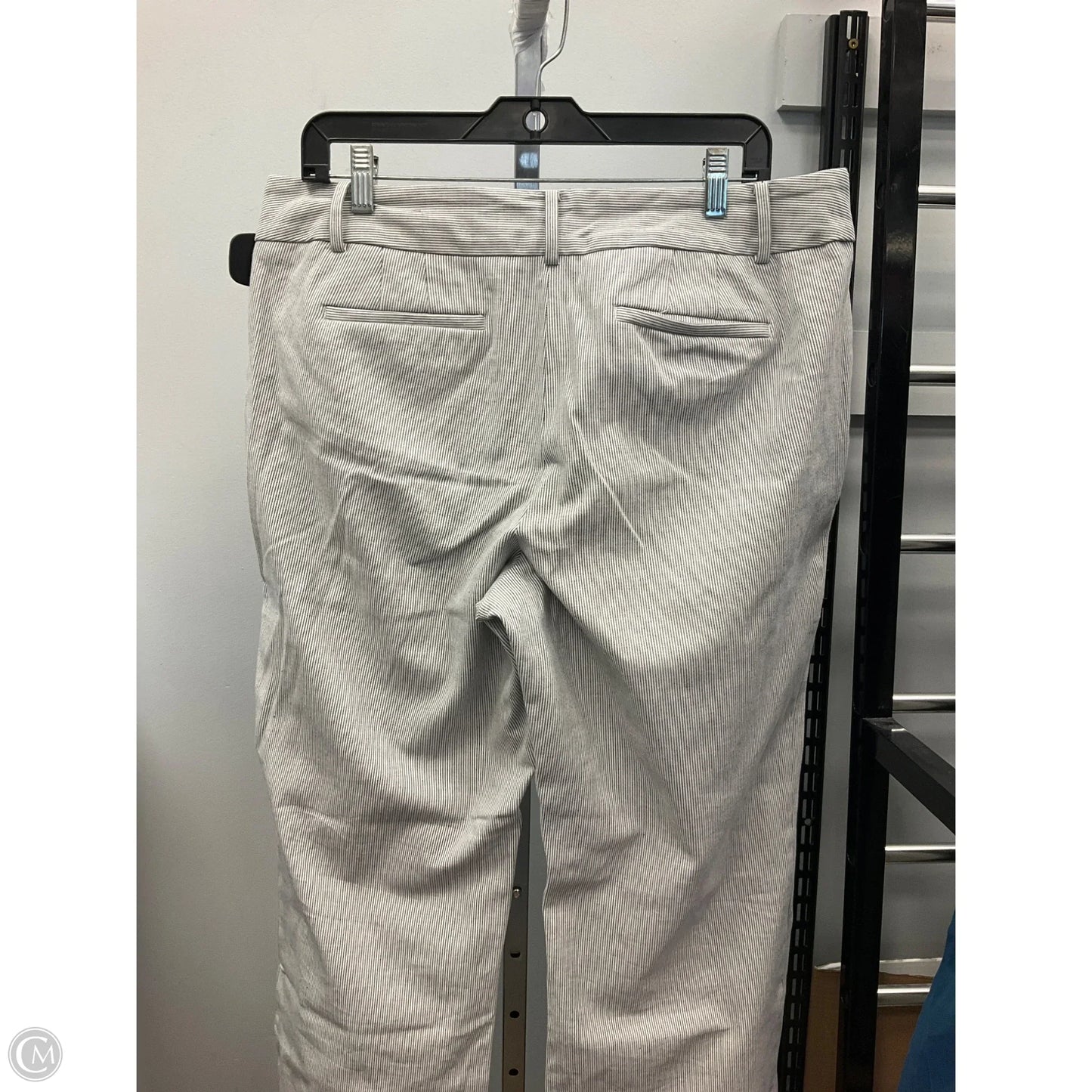 Pants Dress By Talbots In Grey & White, Size: 14