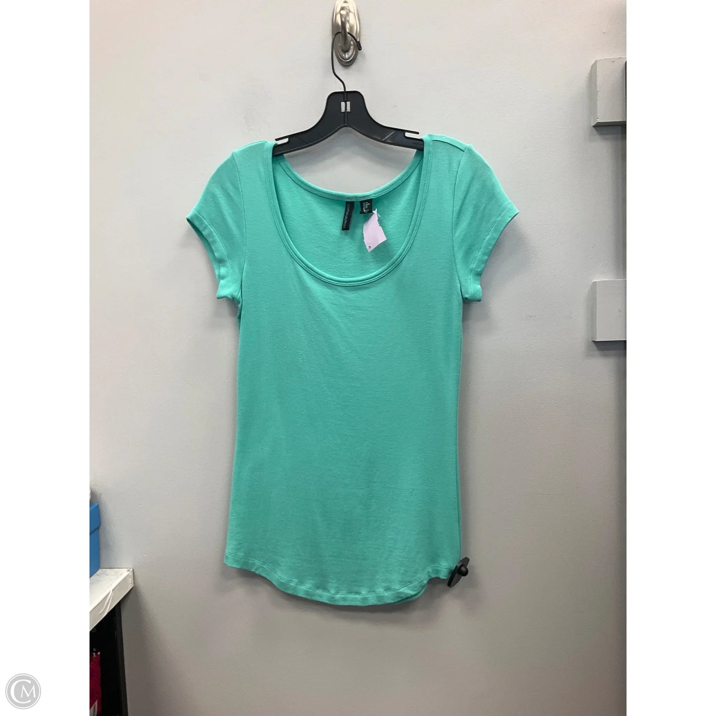 Top Short Sleeve Basic By Cynthia Rowley In Green, Size: M