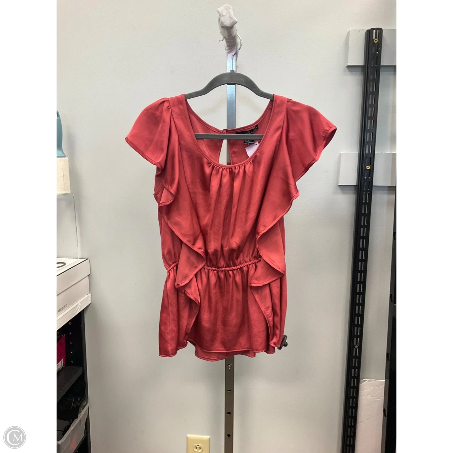 Top Short Sleeve By Willi Smith In Copper, Size: M