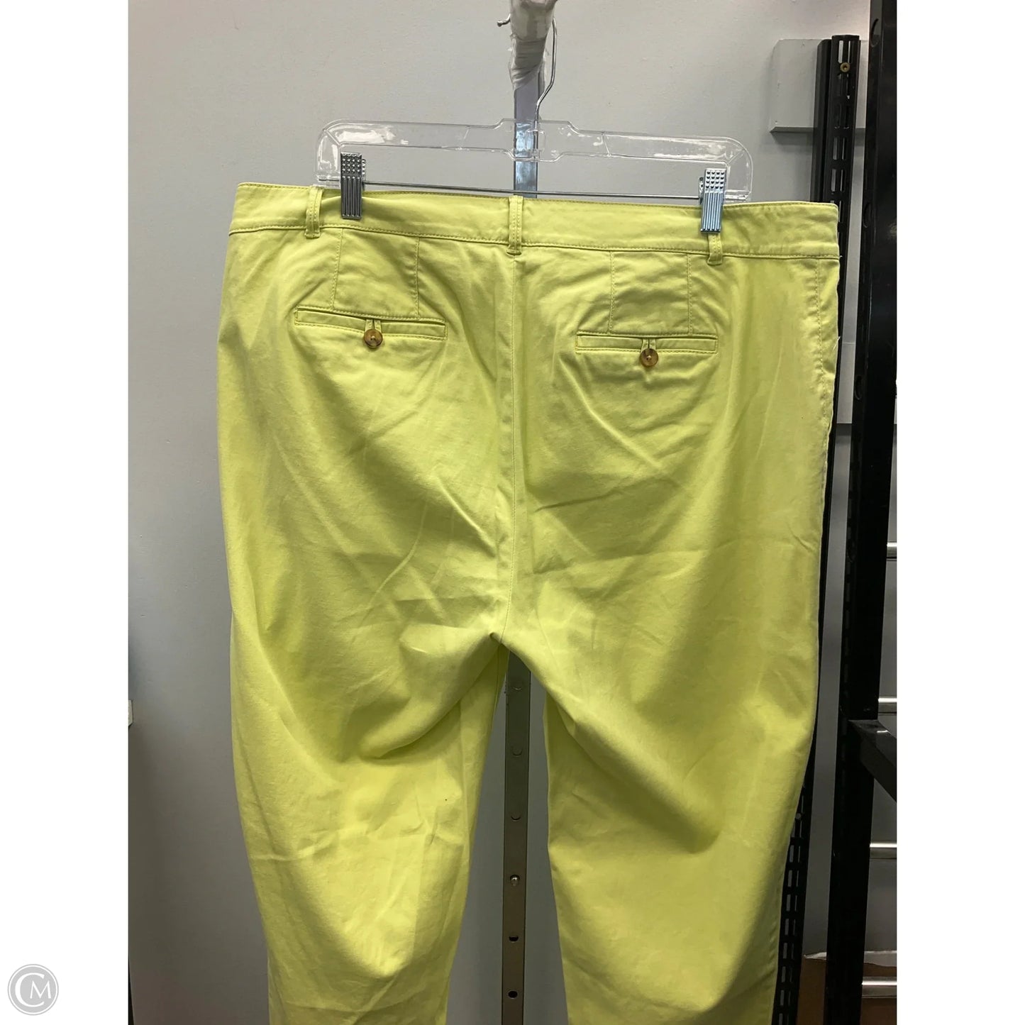 Pants Chinos & Khakis By Talbots In Chartreuse, Size: 14