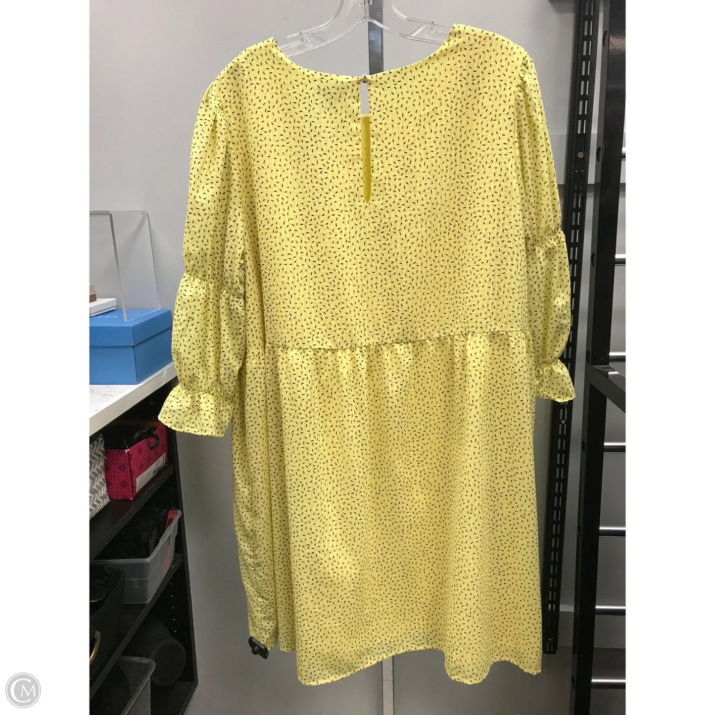 Dress Casual Short By Who What Wear In Yellow, Size: Xxl