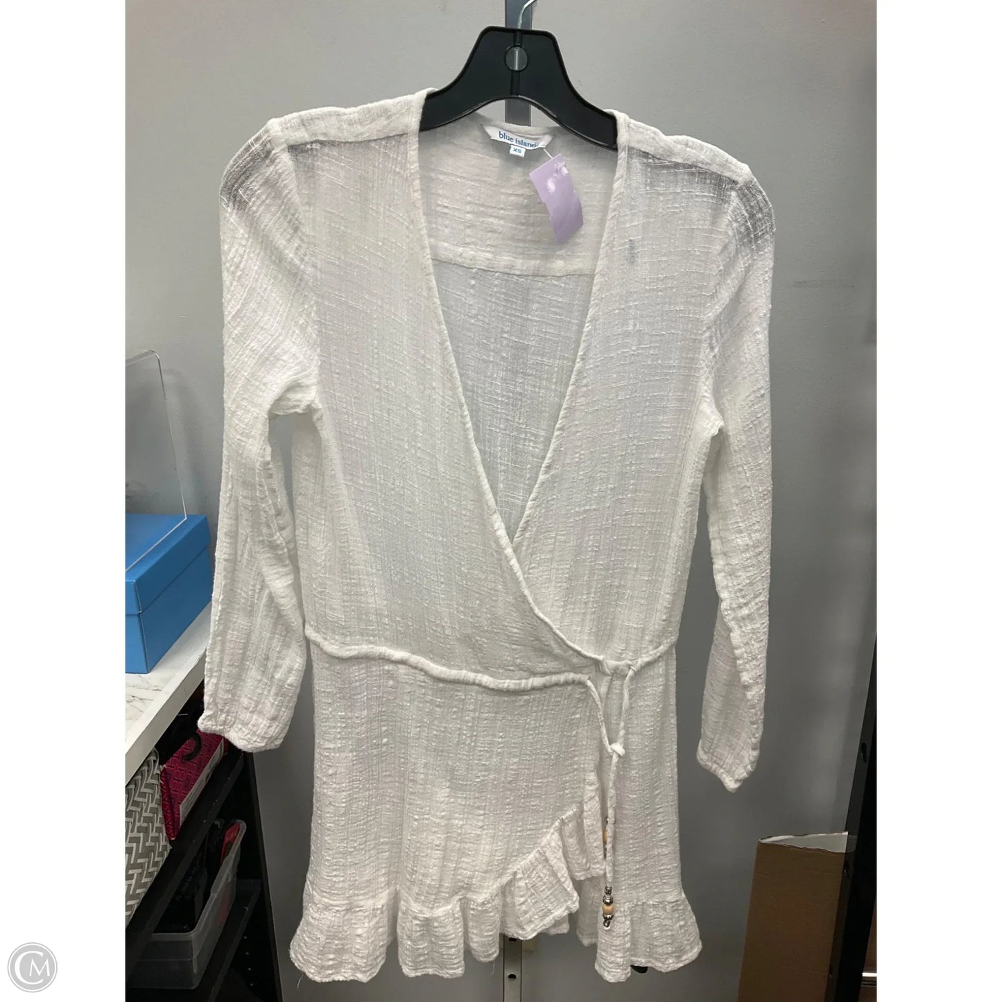 Swimwear Cover-up By Blue Island In White, Size: Xs