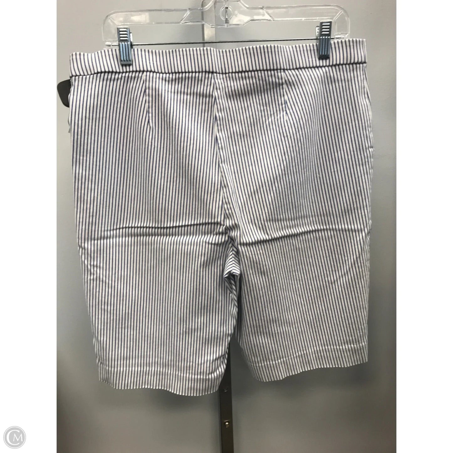 Shorts By Jones New York In Striped Pattern, Size: L