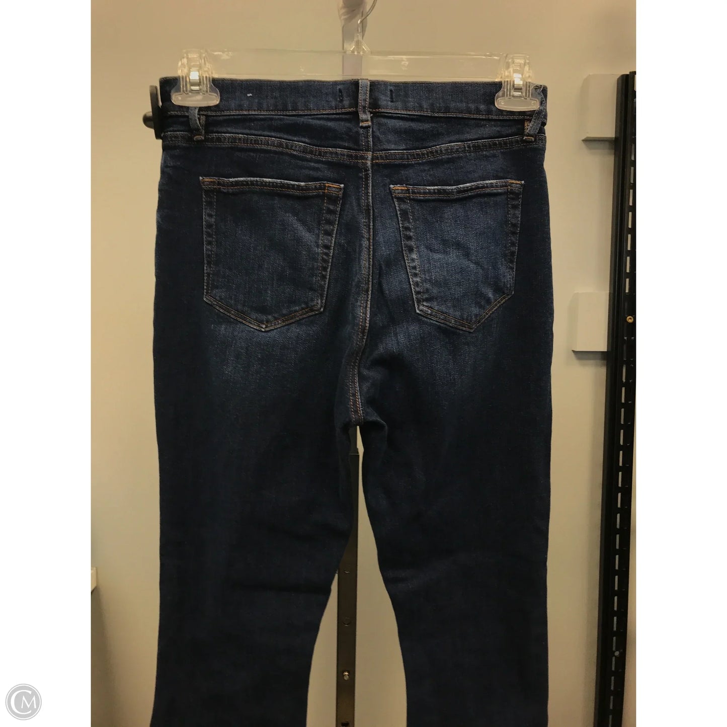 Jeans Cropped By Loft In Blue Denim, Size: 4