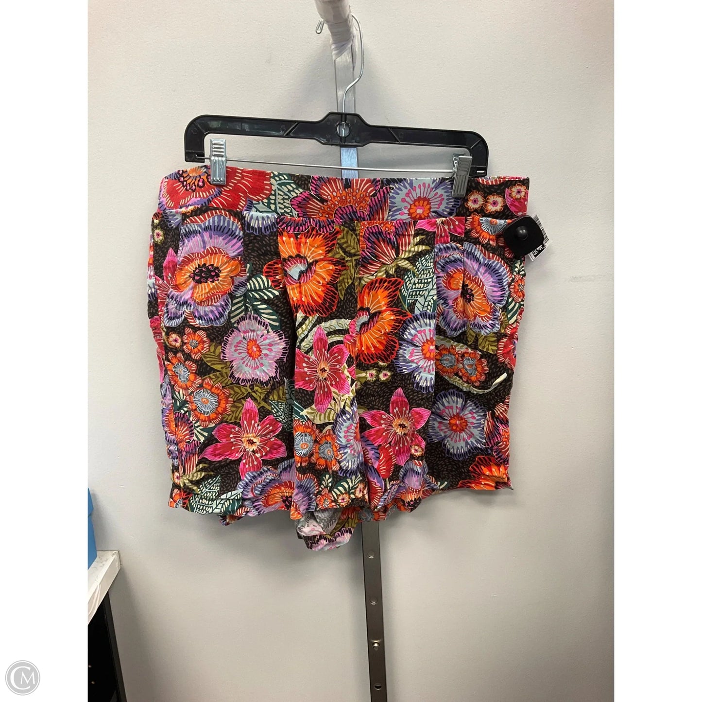 Shortalls By Torrid In Floral Print, Size: 2x