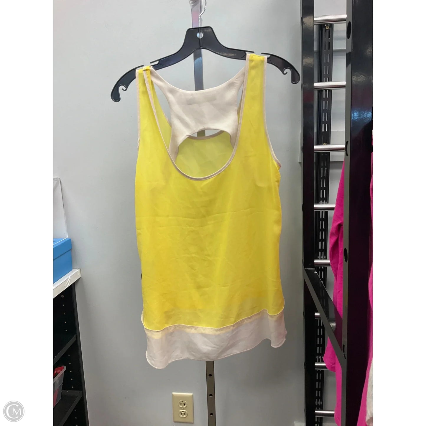 Top Sleeveless By Outback Red In Yellow, Size: S