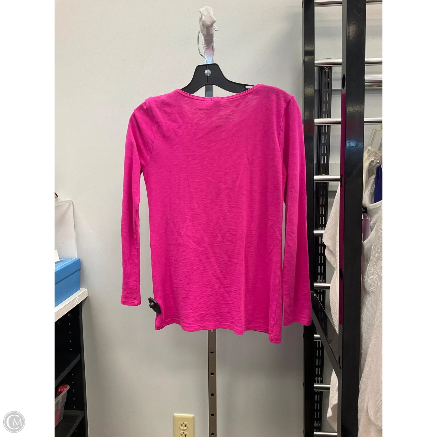 Top Long Sleeve By J. Crew In Pink, Size: S