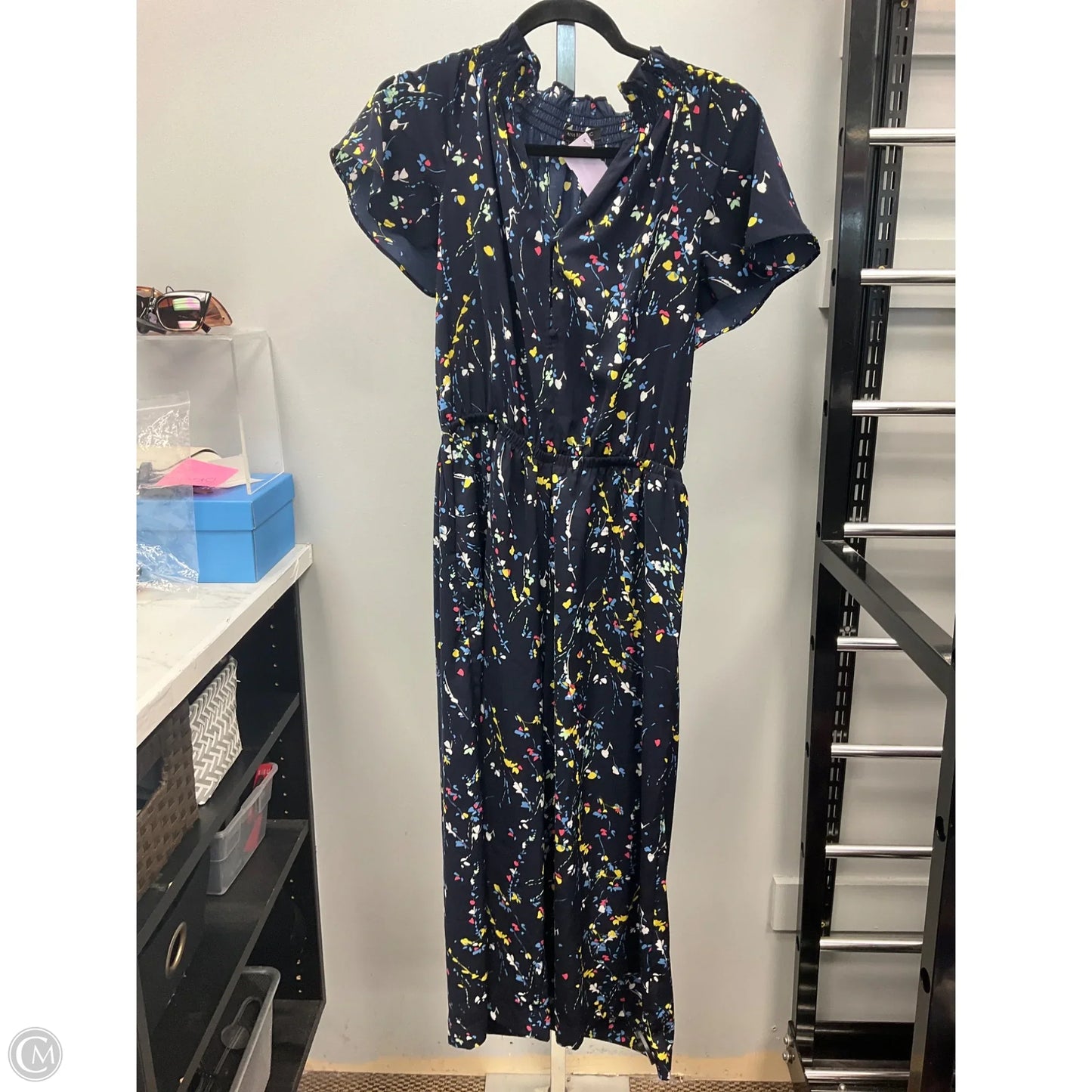 Jumpsuit By Banana Republic In Floral Print, Size: Mp