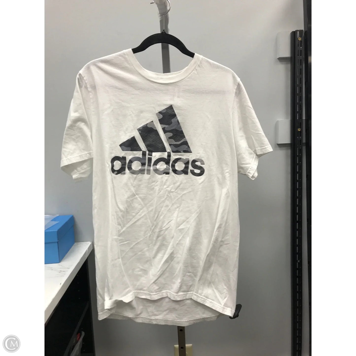 Top Short Sleeve By Adidas In White, Size: Xl