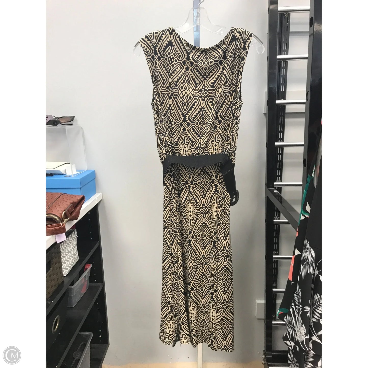 Dress Casual Short By Cmc In Black & Cream, Size: 12