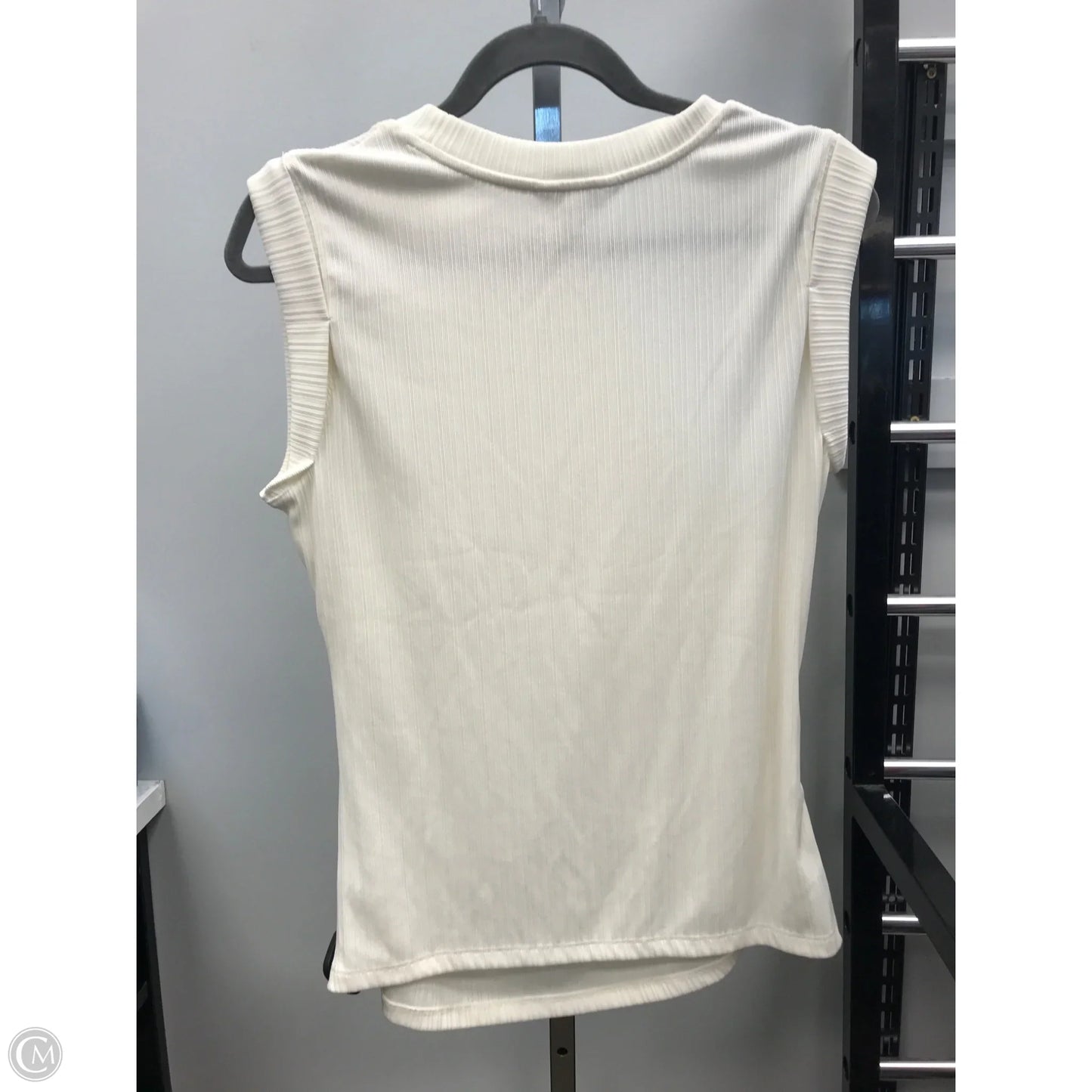 Top Sleeveless By Nine West In Cream, Size: M