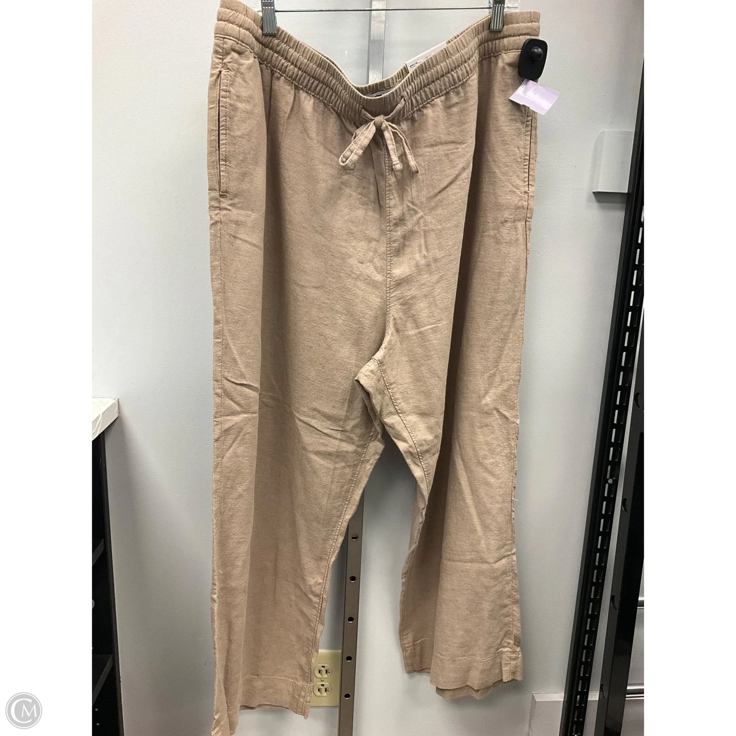 Pants Wide Leg By Sonoma In Beige, Size: 1x