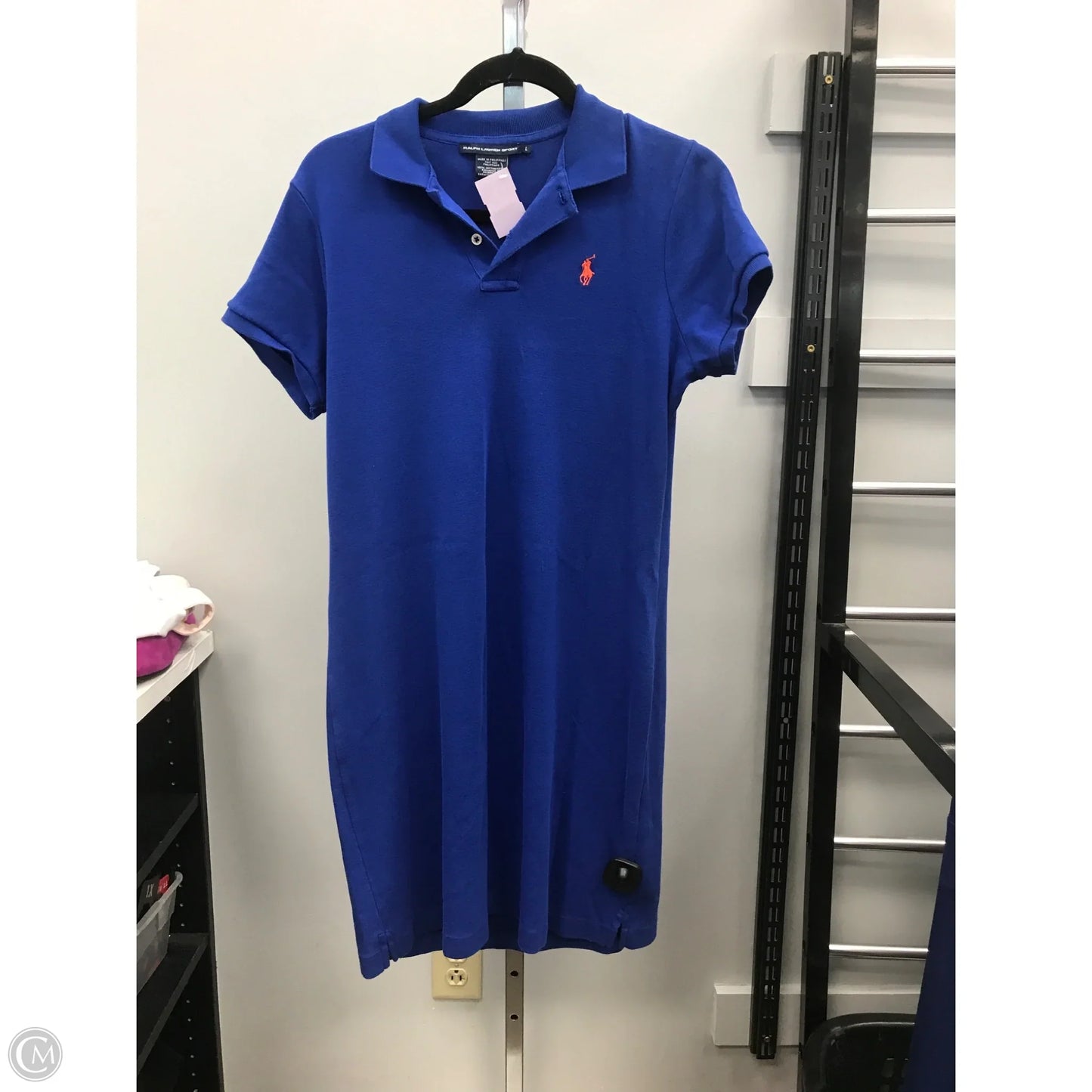 Dress Casual Short By Ralph Lauren Blue Label In Blue, Size: L