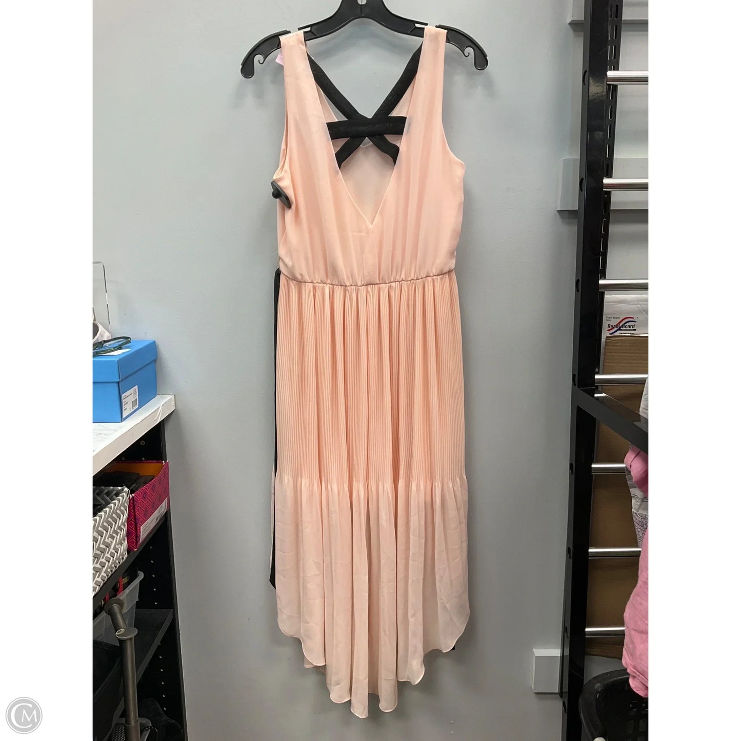 Dress Casual Midi By Lily Rose In Peach, Size: M