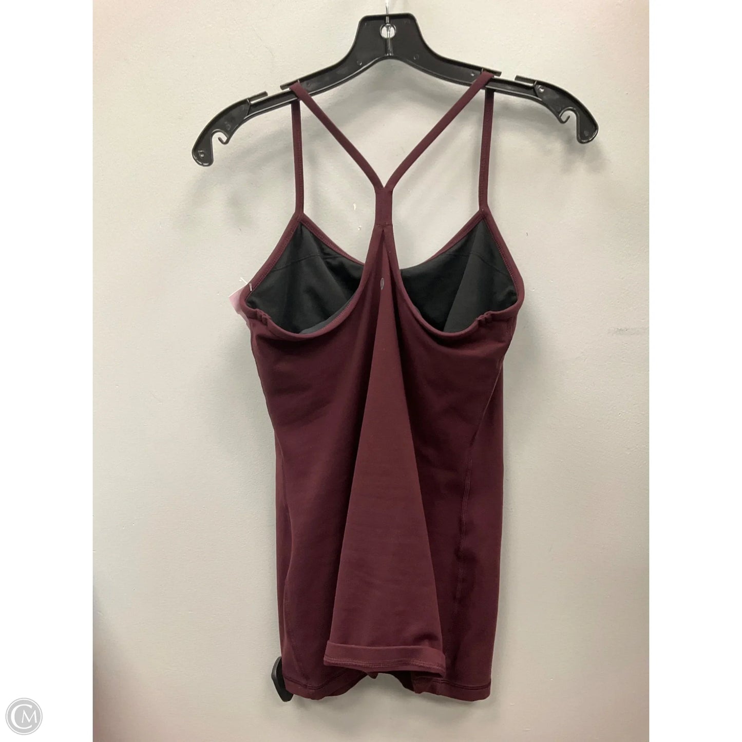 Athletic Tank Top By Lululemon In Maroon, Size: 8