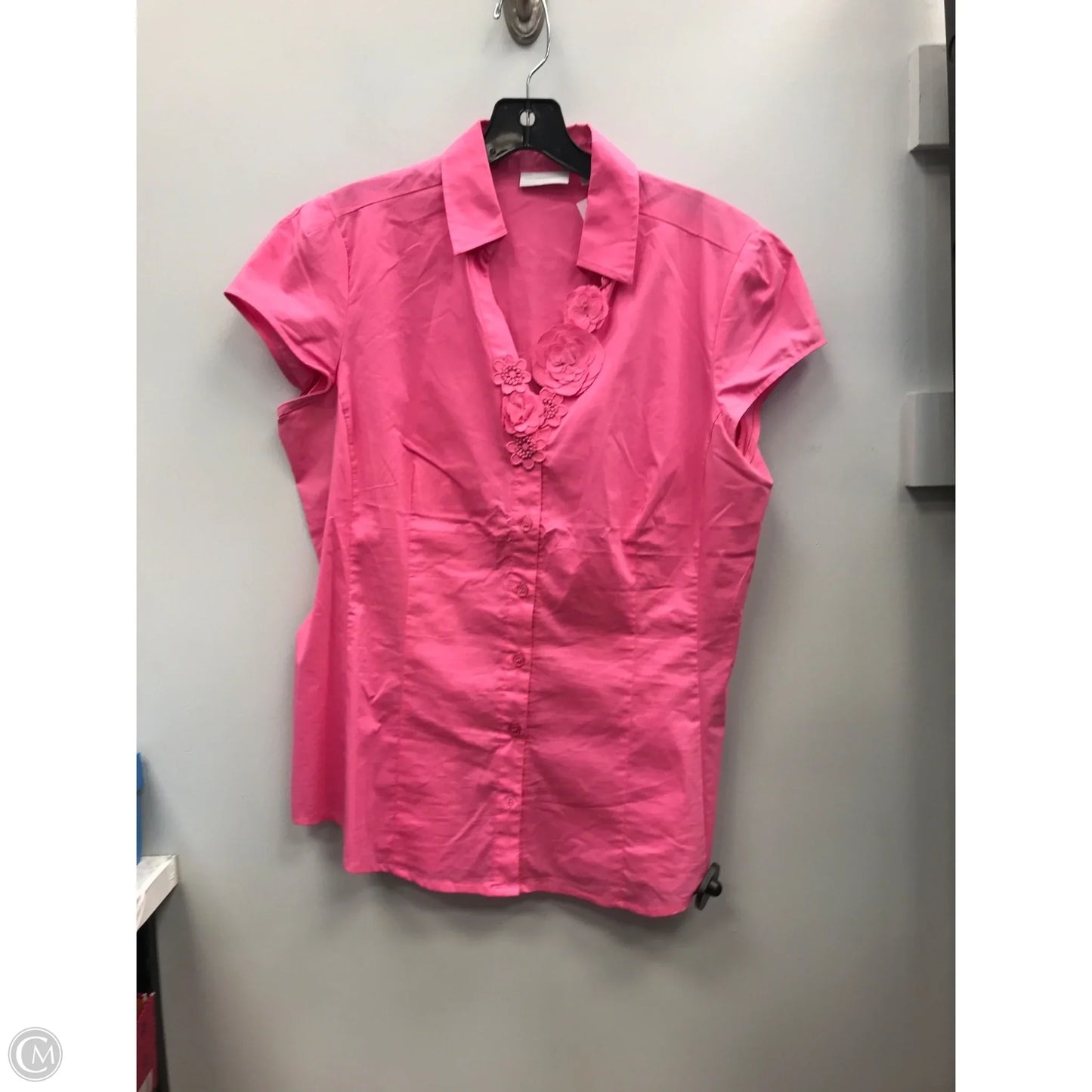 Top Sleeveless By New York And Co In Pink, Size: L