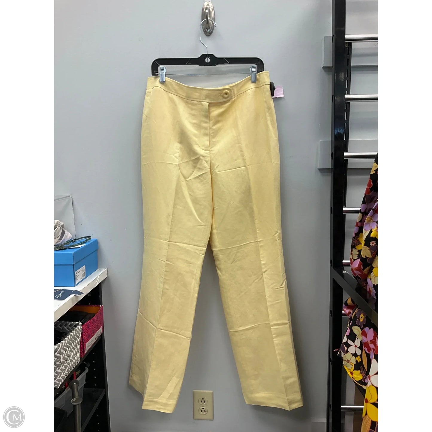Pants Dress By Loft In Yellow, Size: 14