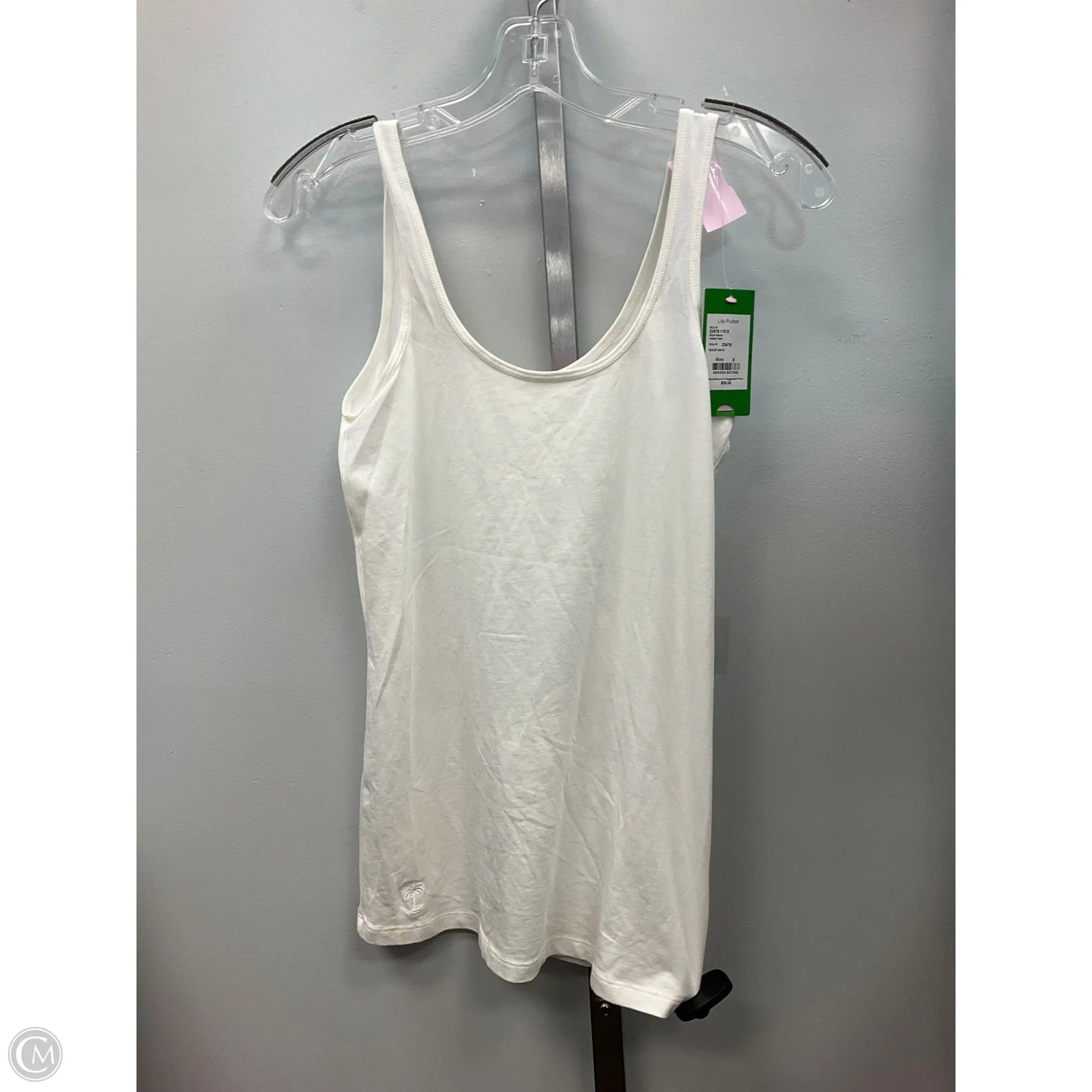 Top Short Sleeve Designer By Lilly Pulitzer In Blue, Size: S