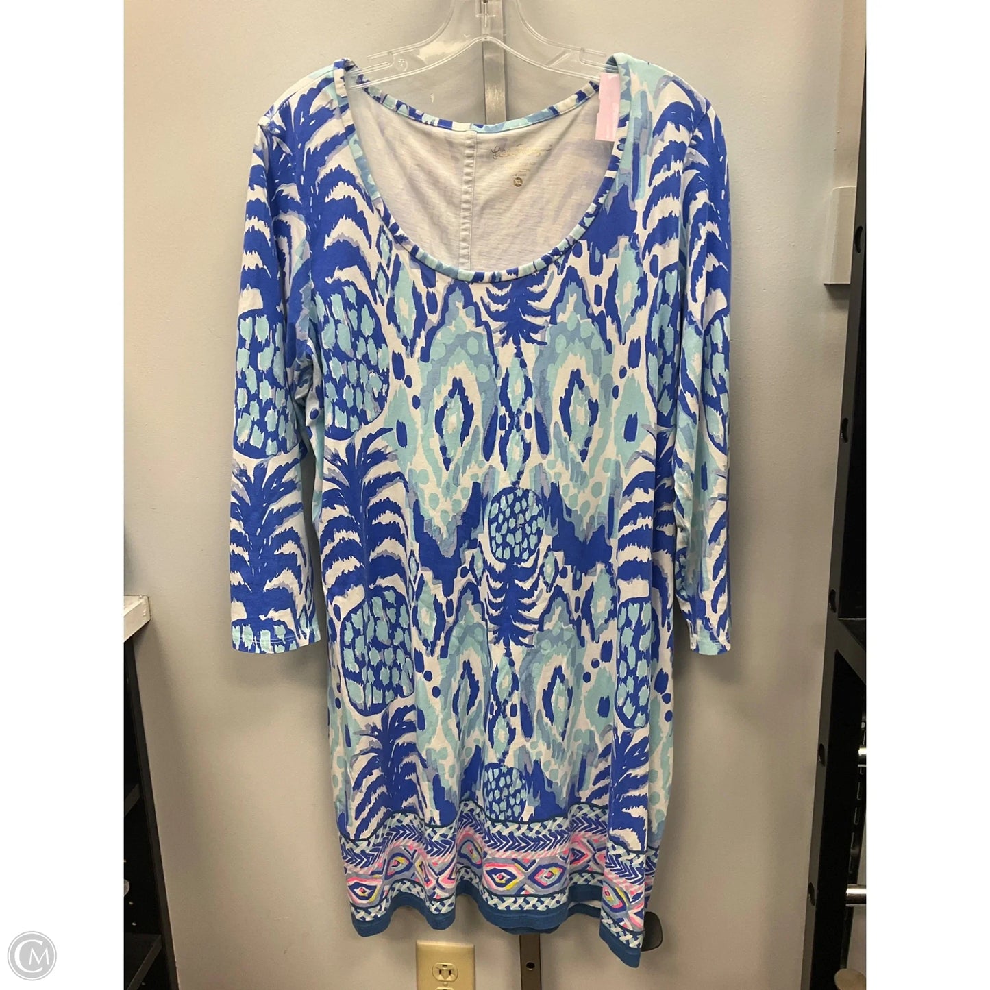 Dress Designer By Lilly Pulitzer In Blue, Size: Xl