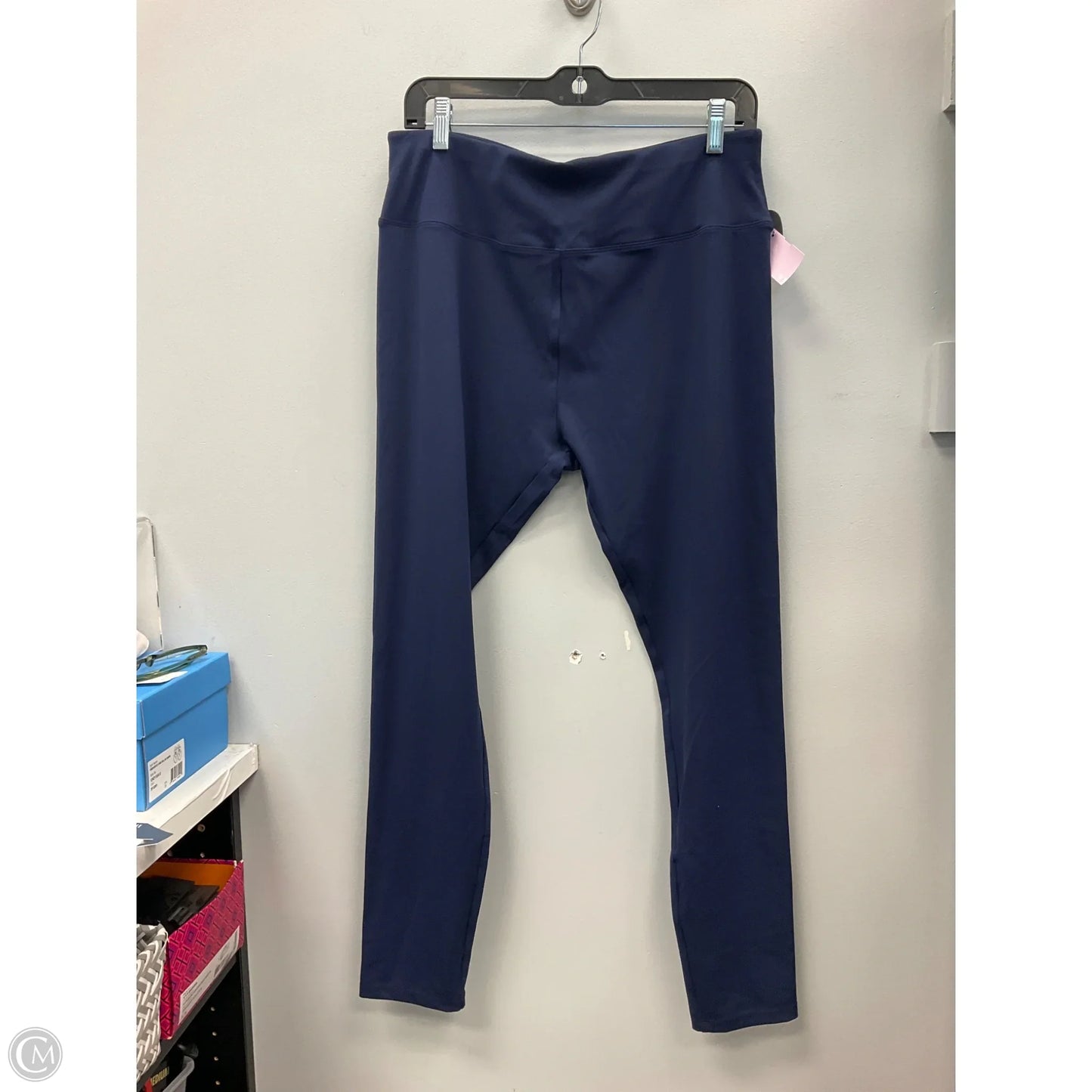 Athletic Leggings By Iuga In Navy, Size: 2x