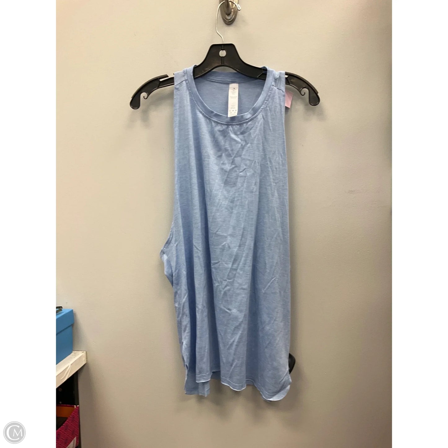 Athletic Tank Top By Icyzone In Blue, Size: Xl