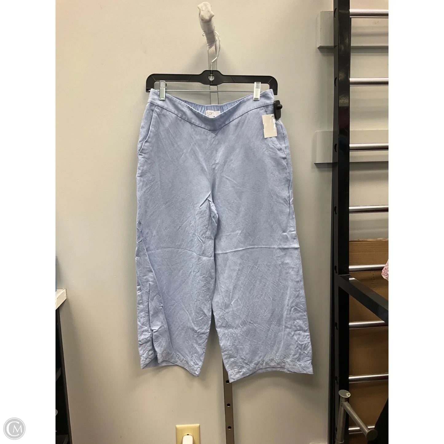 Pants Cropped By Loft In Blue, Size: S