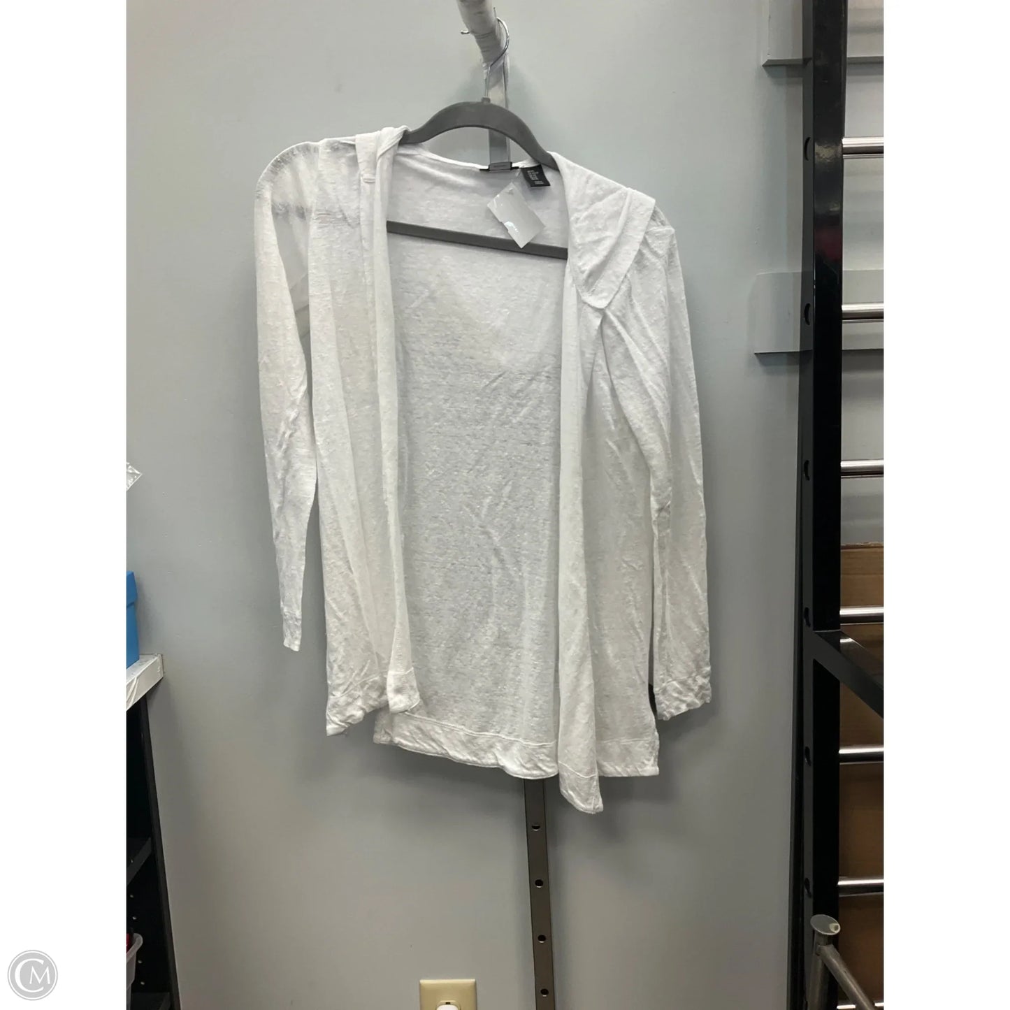 Cardigan By Tahari In White, Size: Xs