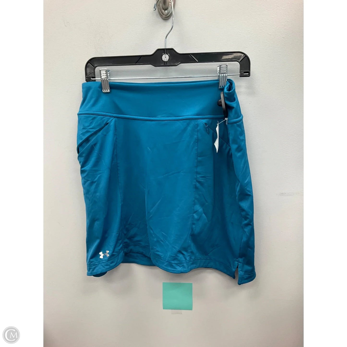 Athletic Skort By Adidas In Teal, Size: M