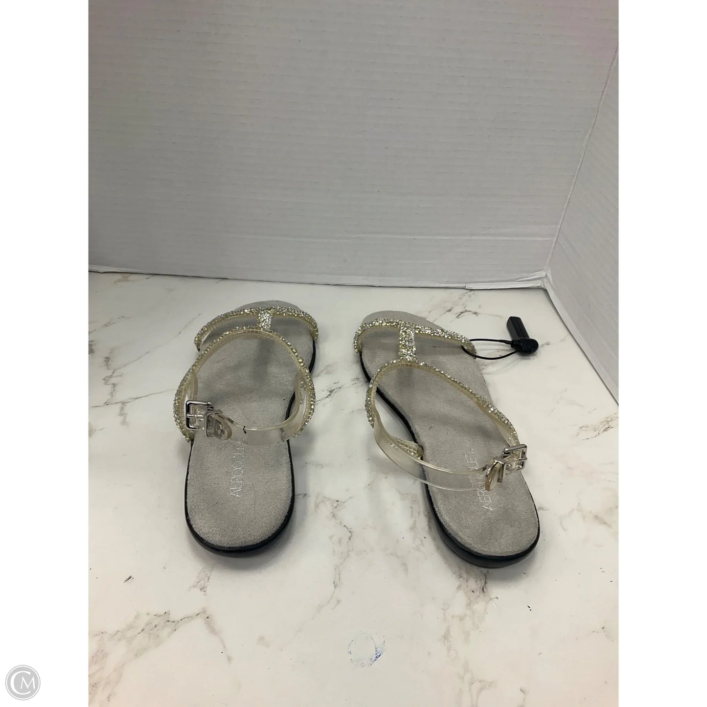 Sandals Flats By Aeropostale In Grey, Size: 8.5
