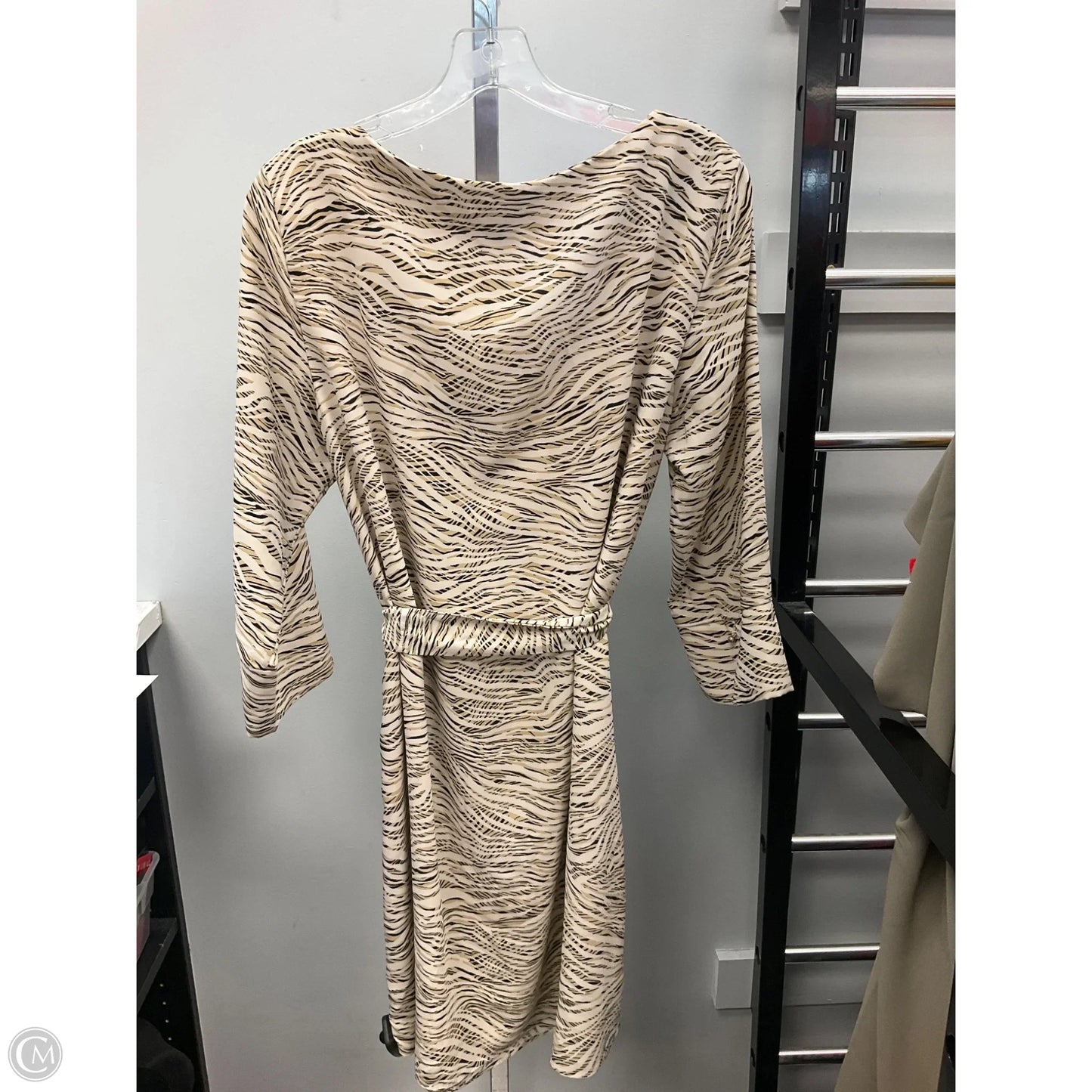 Dress Casual Midi By H&m In Zebra Print, Size: L